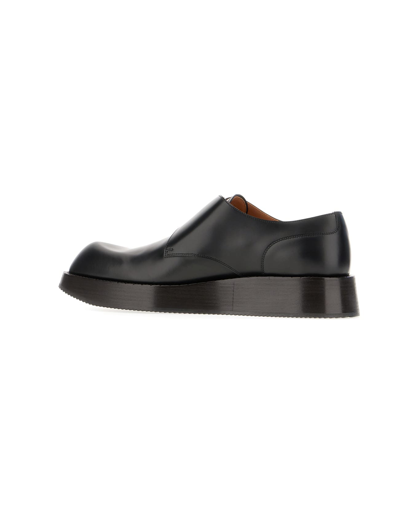 Alexander McQueen Black Leather Loafers - BLACK SILVER