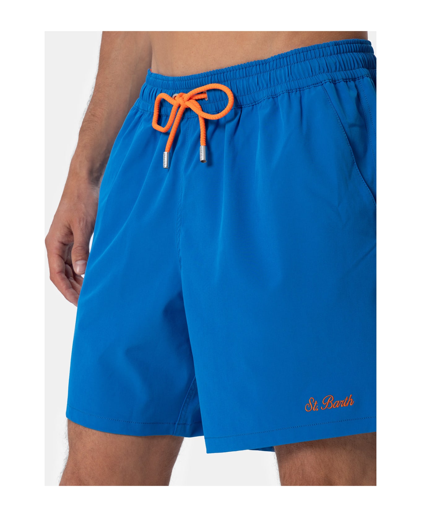 MC2 Saint Barth Bluette Classic Stretch Comfort Swim Shorts - SKY