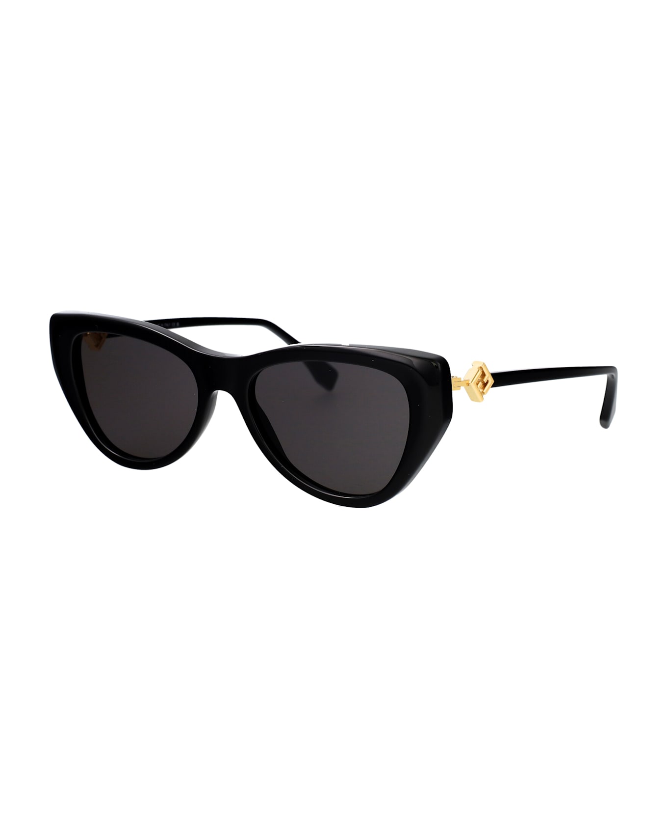 Fendi Eyewear Ff Diamonds Sunglasses - BLACK