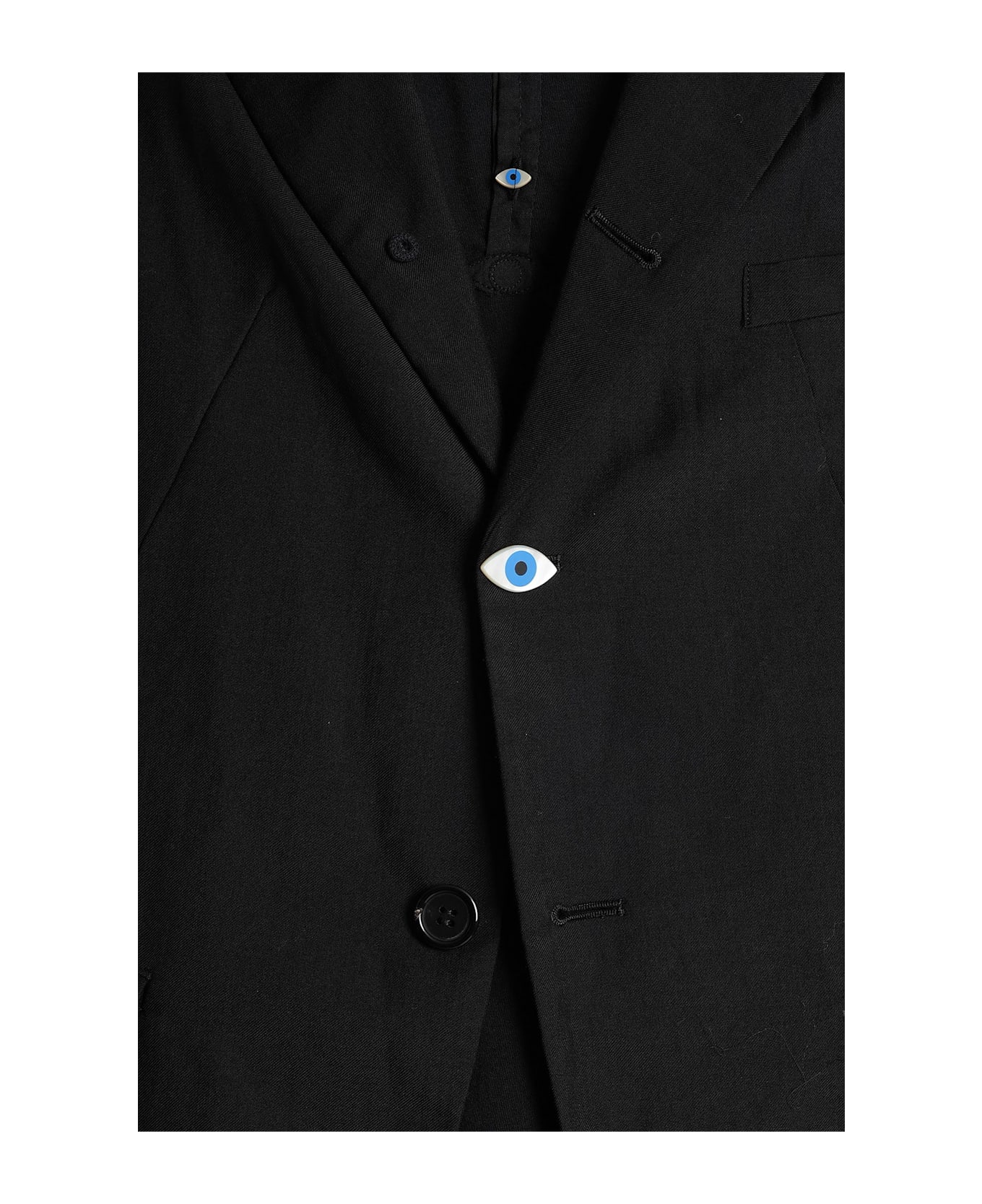 Undercover Jun Takahashi Blazer In Black Wool - black