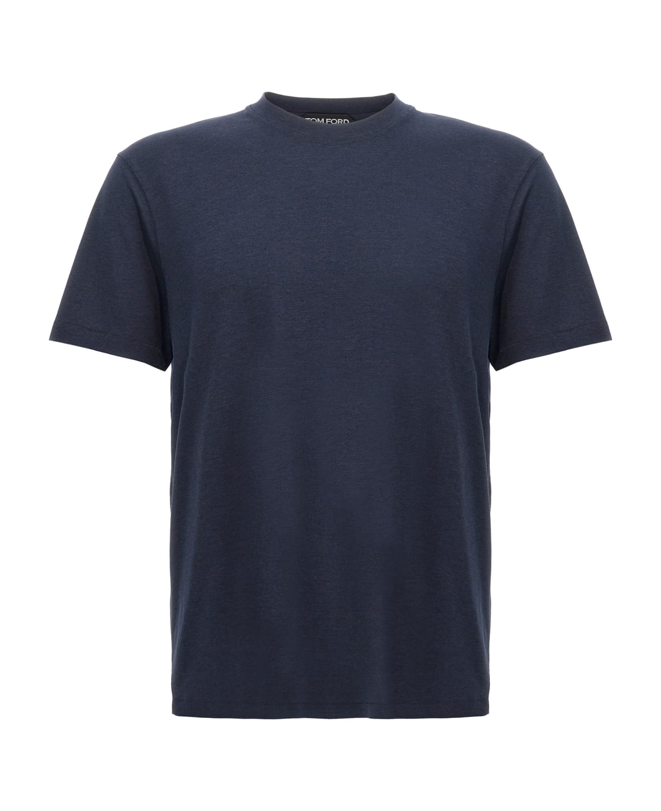 Tom Ford Cotton Lyocell T-shirt - Blue