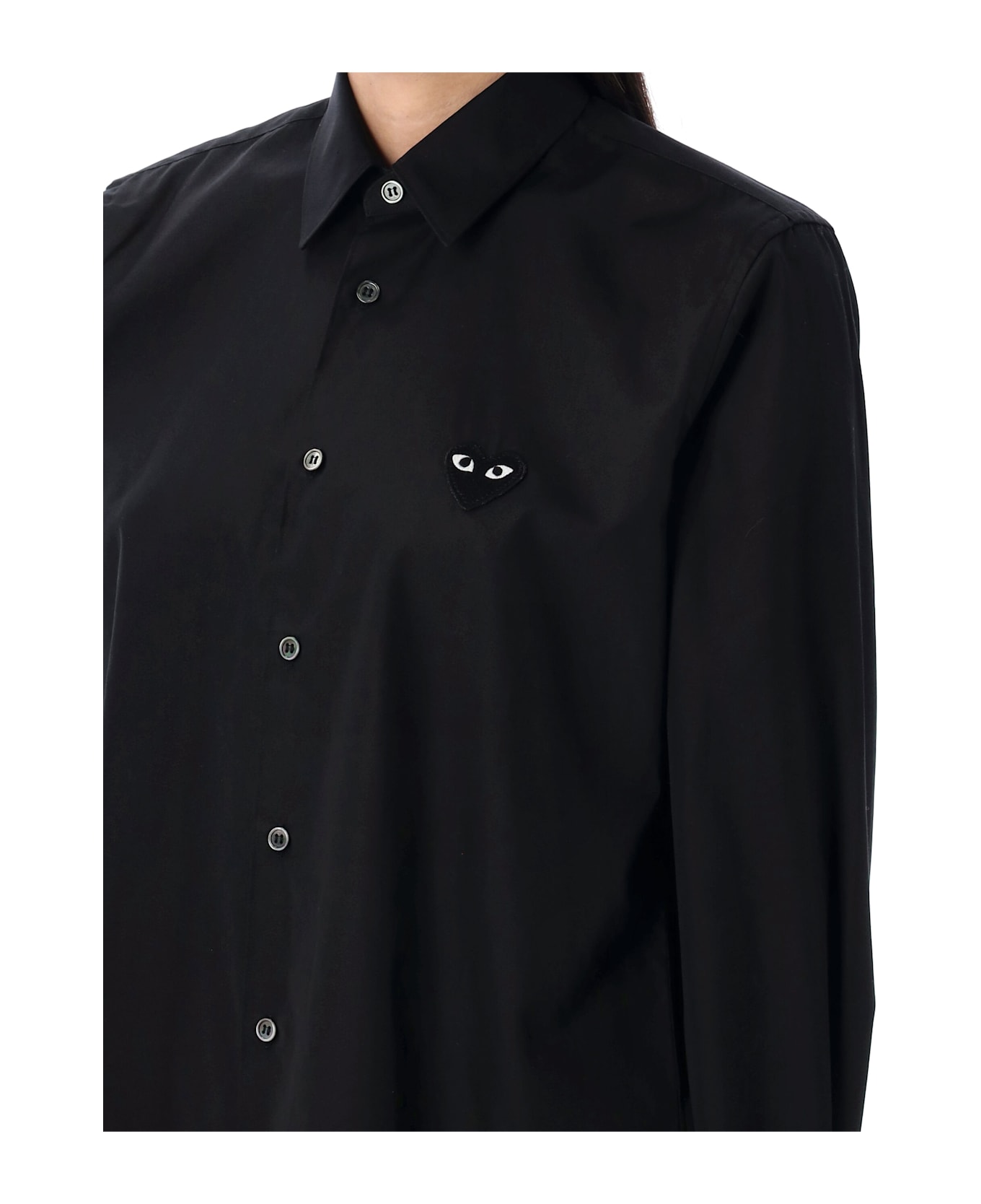 Comme des Garçons Play Black Heart Shirt - BLACK