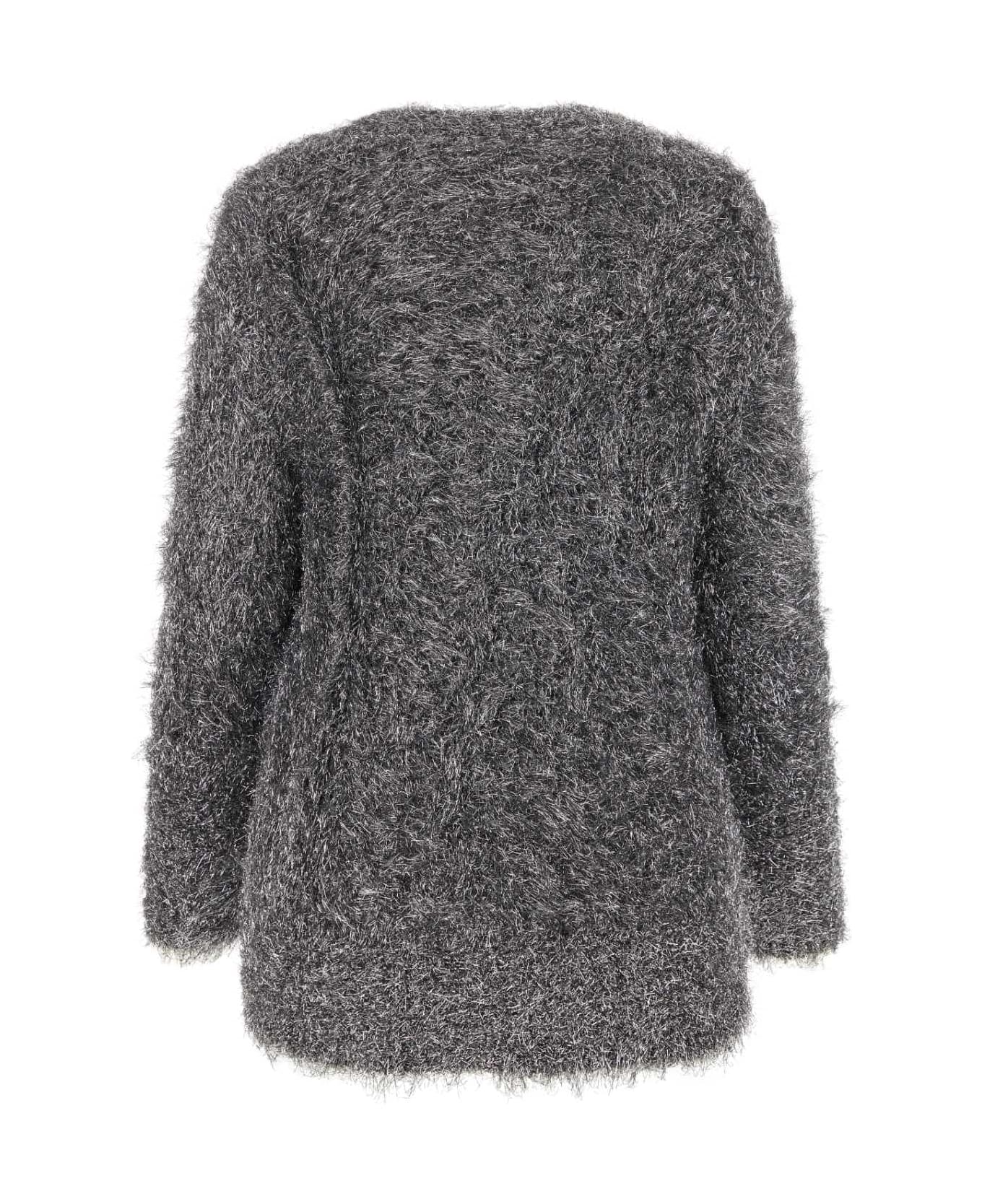 Isabel Marant Silver Nylon Blend Wayne Sweater - SILVER ニットウェア