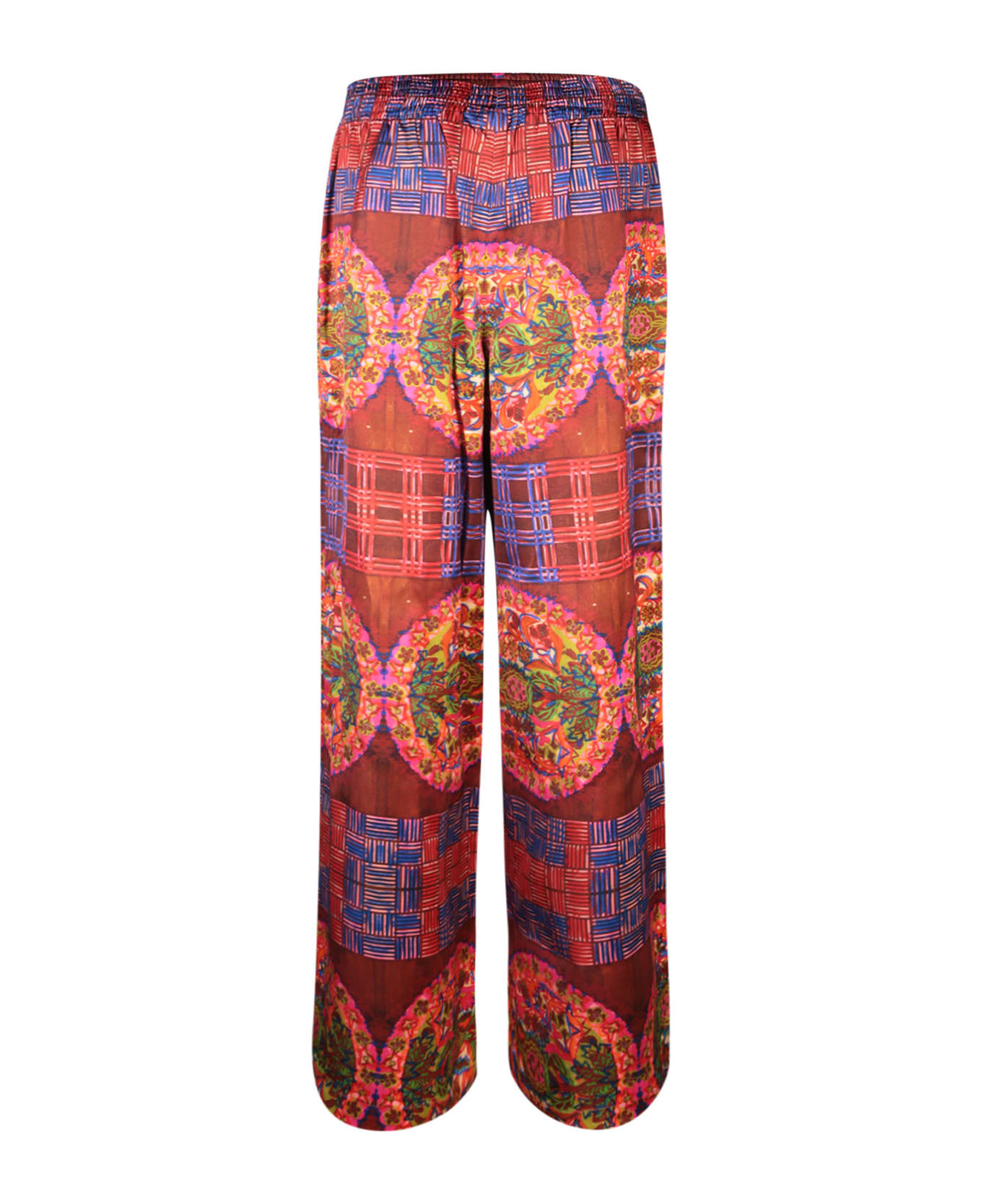 Rianna + Nina Melina Red/multicolor Trousers - Red