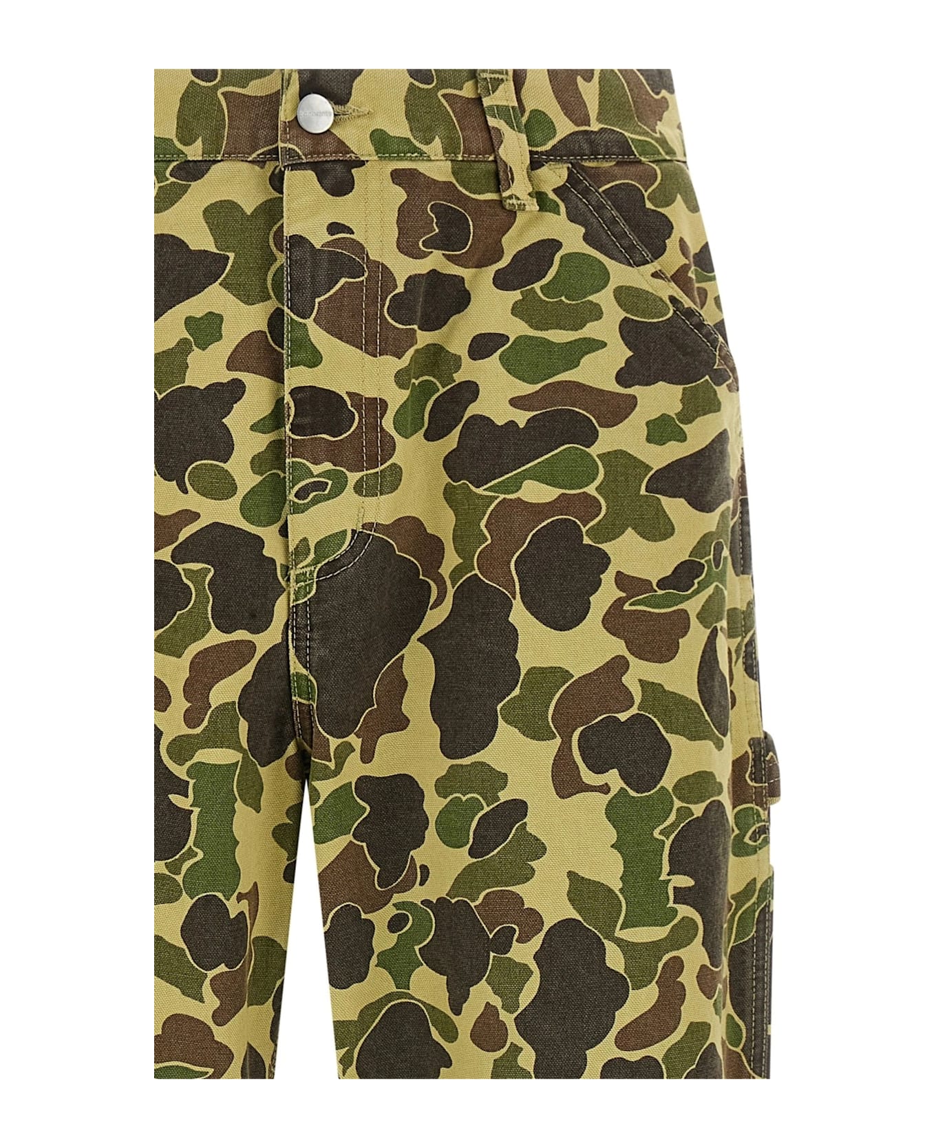 Carhartt Single Knee Duck Jeans - Camo Duck, Green