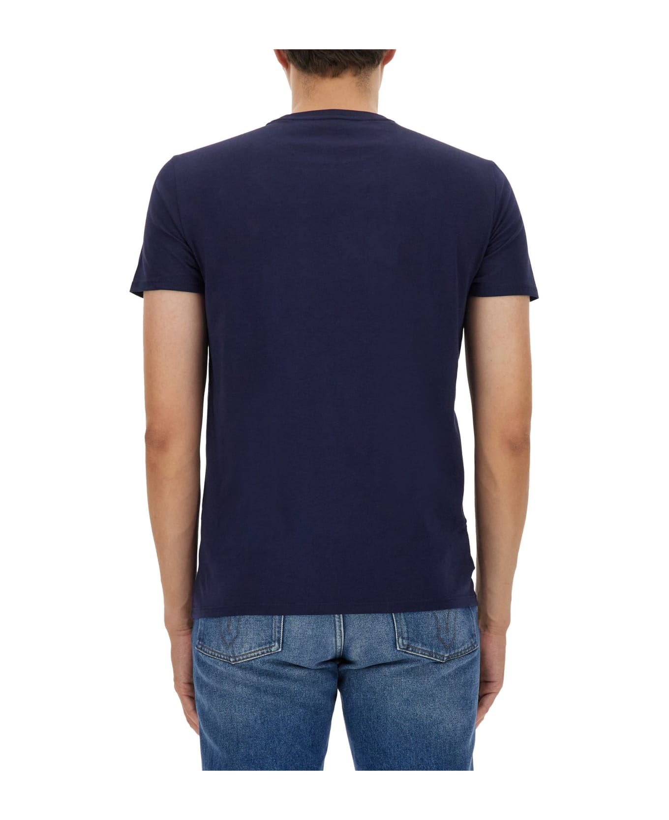 Lacoste T-shirt With Logo - Blue Tシャツ