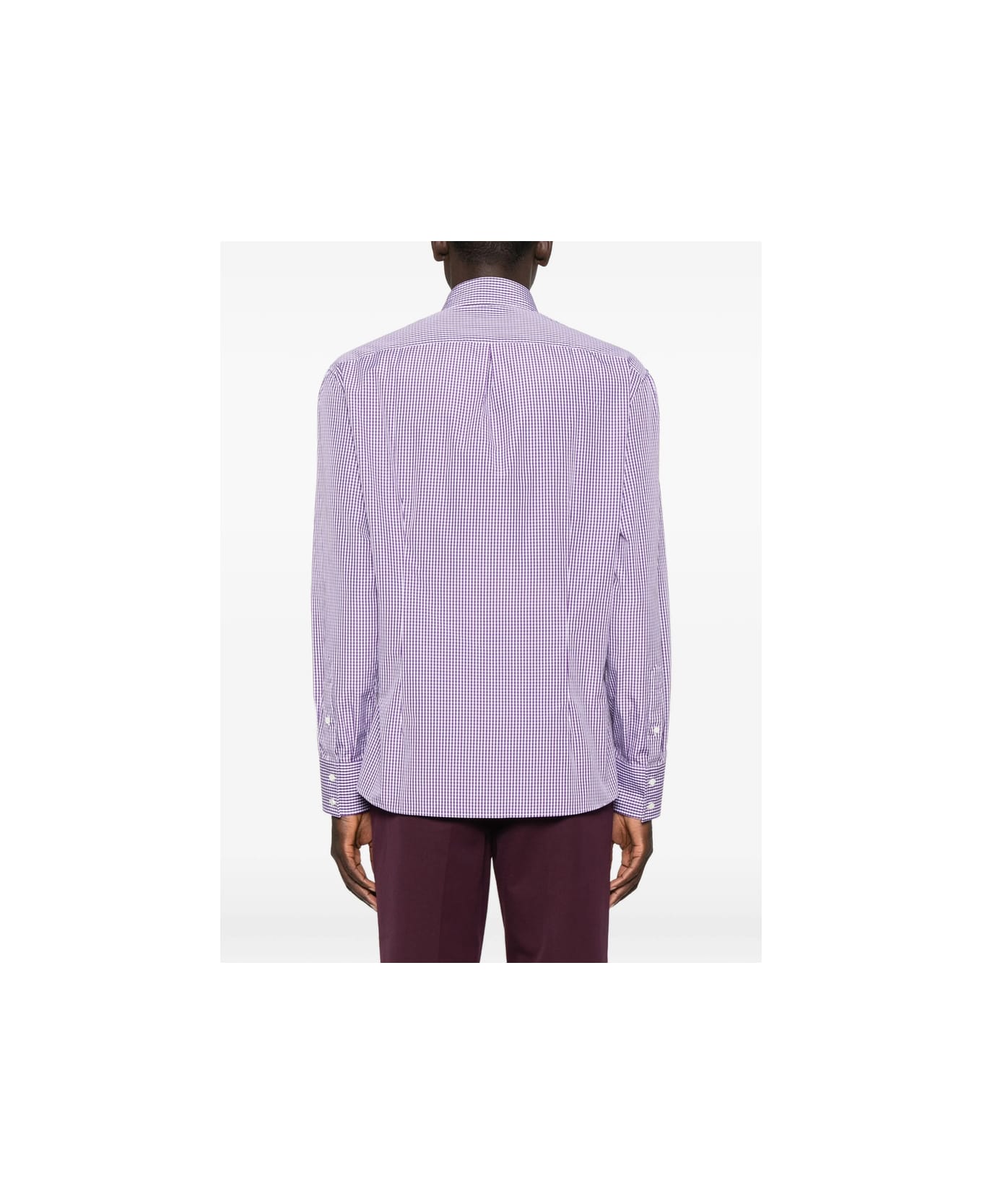 Brunello Cucinelli Shirt - PURPLE/WHITE