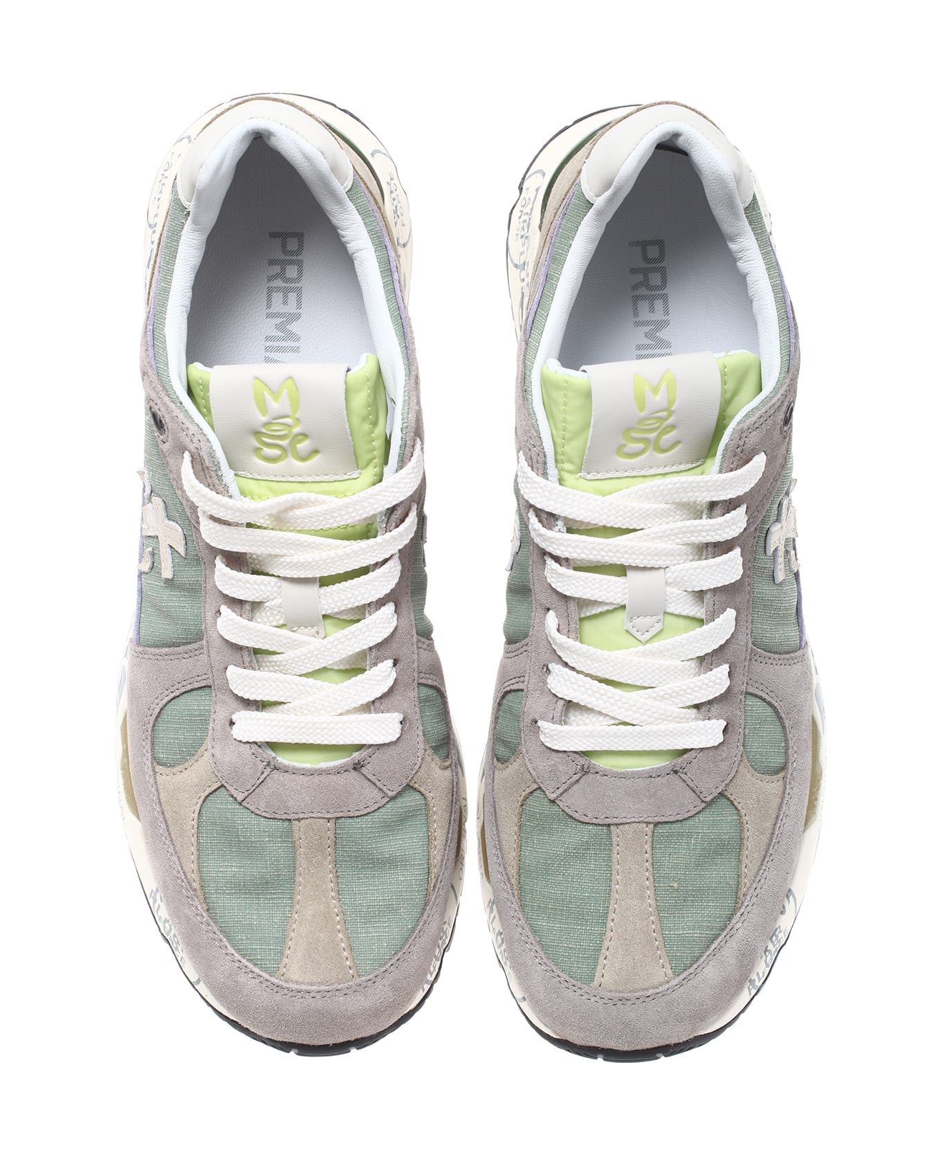 Premiata Flat Shoes Green - Green