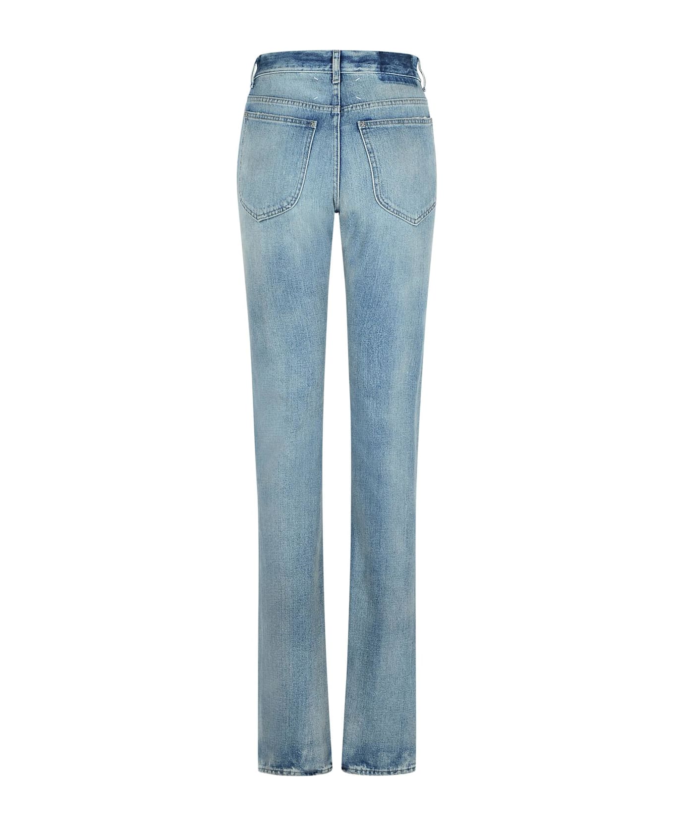 Maison Margiela 'straight' Light Blue Denim Jeans - BLUE
