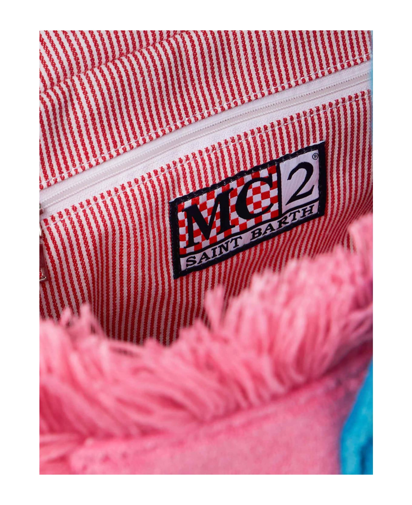 MC2 Saint Barth Vanity Pink Terry Shoulder Bag - PINK