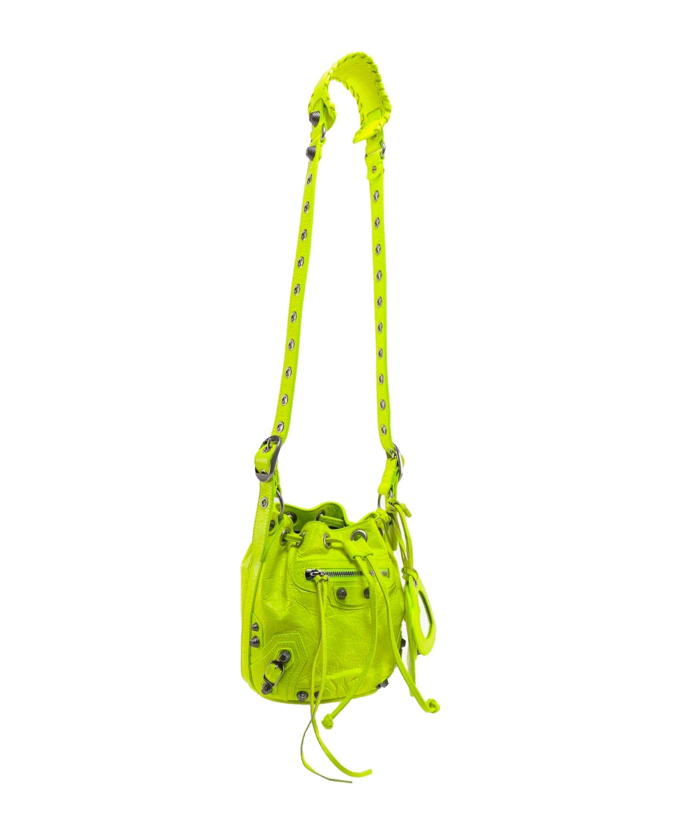 Balenciaga Cagole Bucket Bag - Yellow