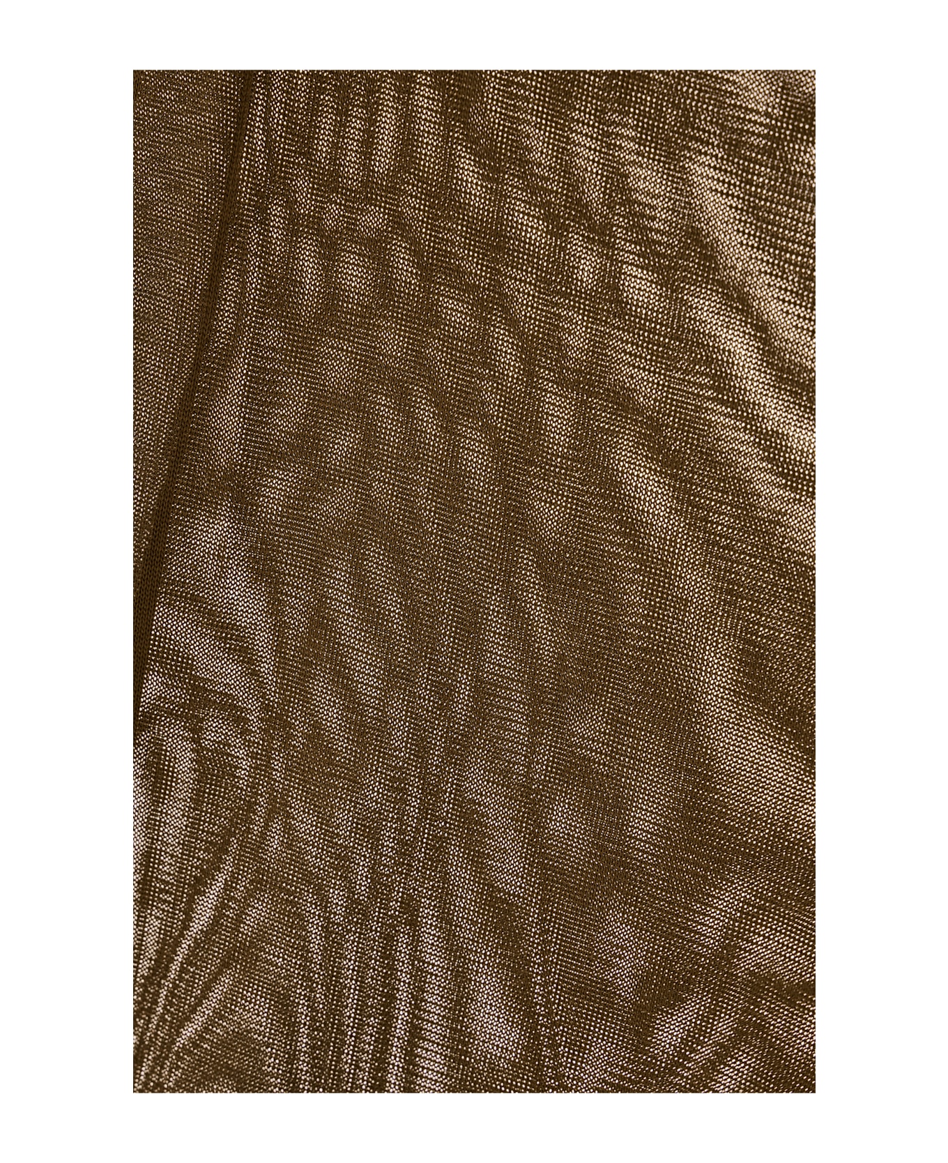 Saint Laurent Brown Viscose Skirt - Marrone