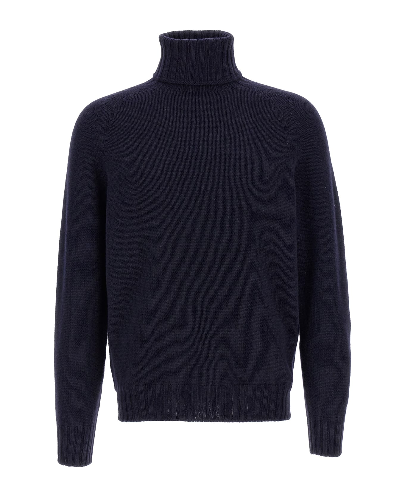 Ma'ry'ya High Neck Sweater - Blue ニットウェア