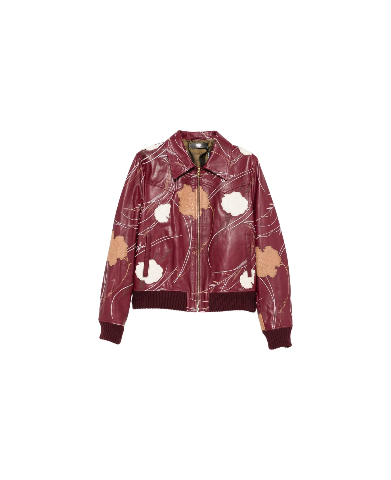 AMIRI Leather Outerwear - RED