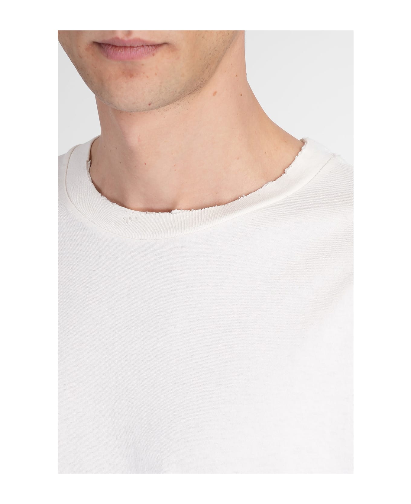 John Elliott T-shirt In Beige Cotton - beige