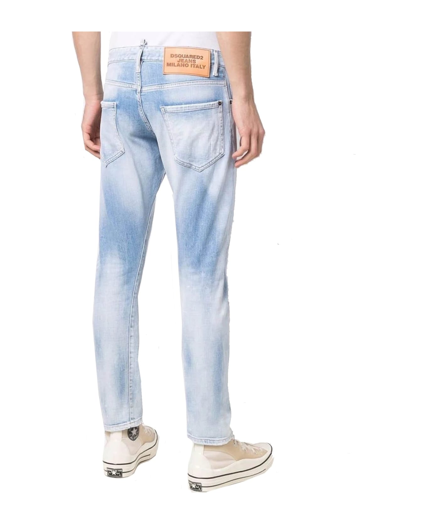 Dsquared2 Cotton Denim Jeans - Blue