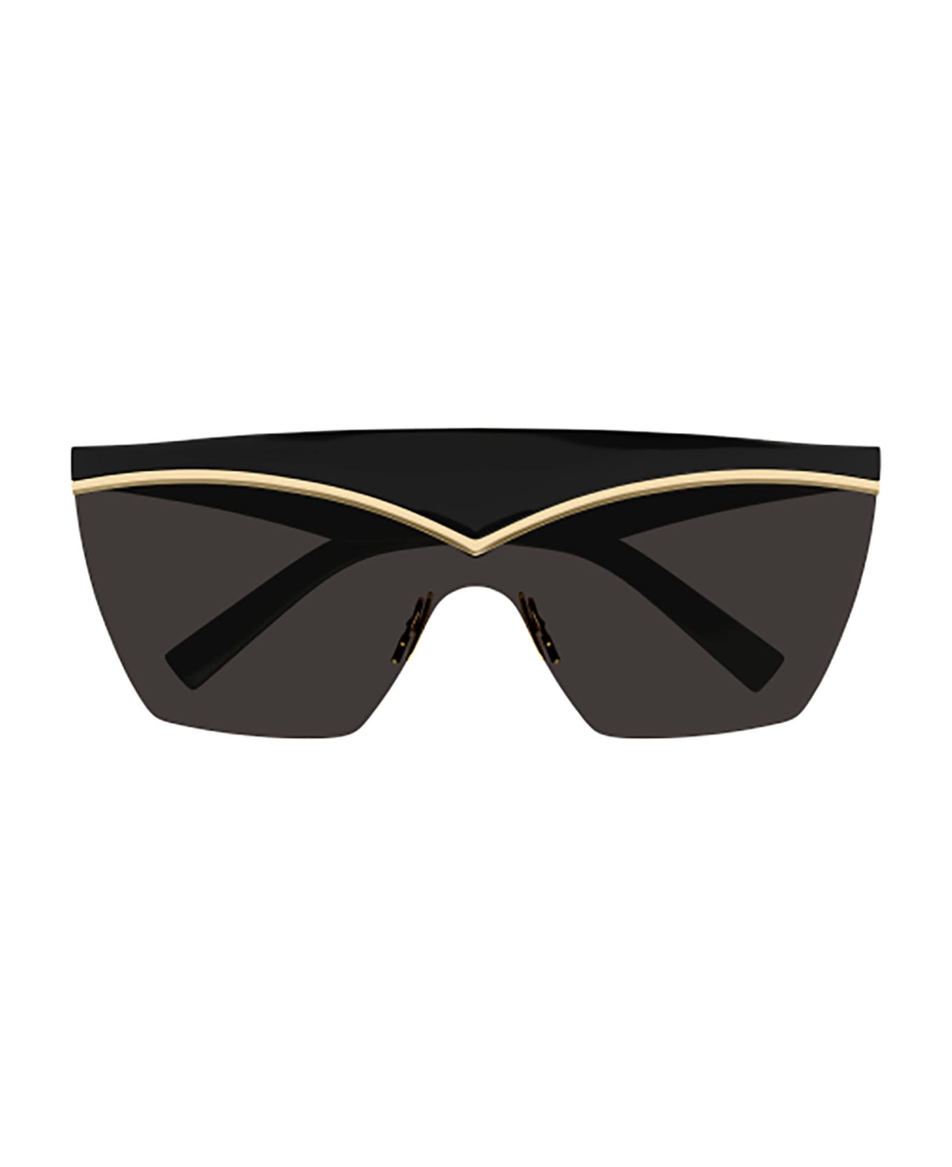 Saint Laurent Eyewear SL 614 MASK Sunglasses - Black Black Black サングラス