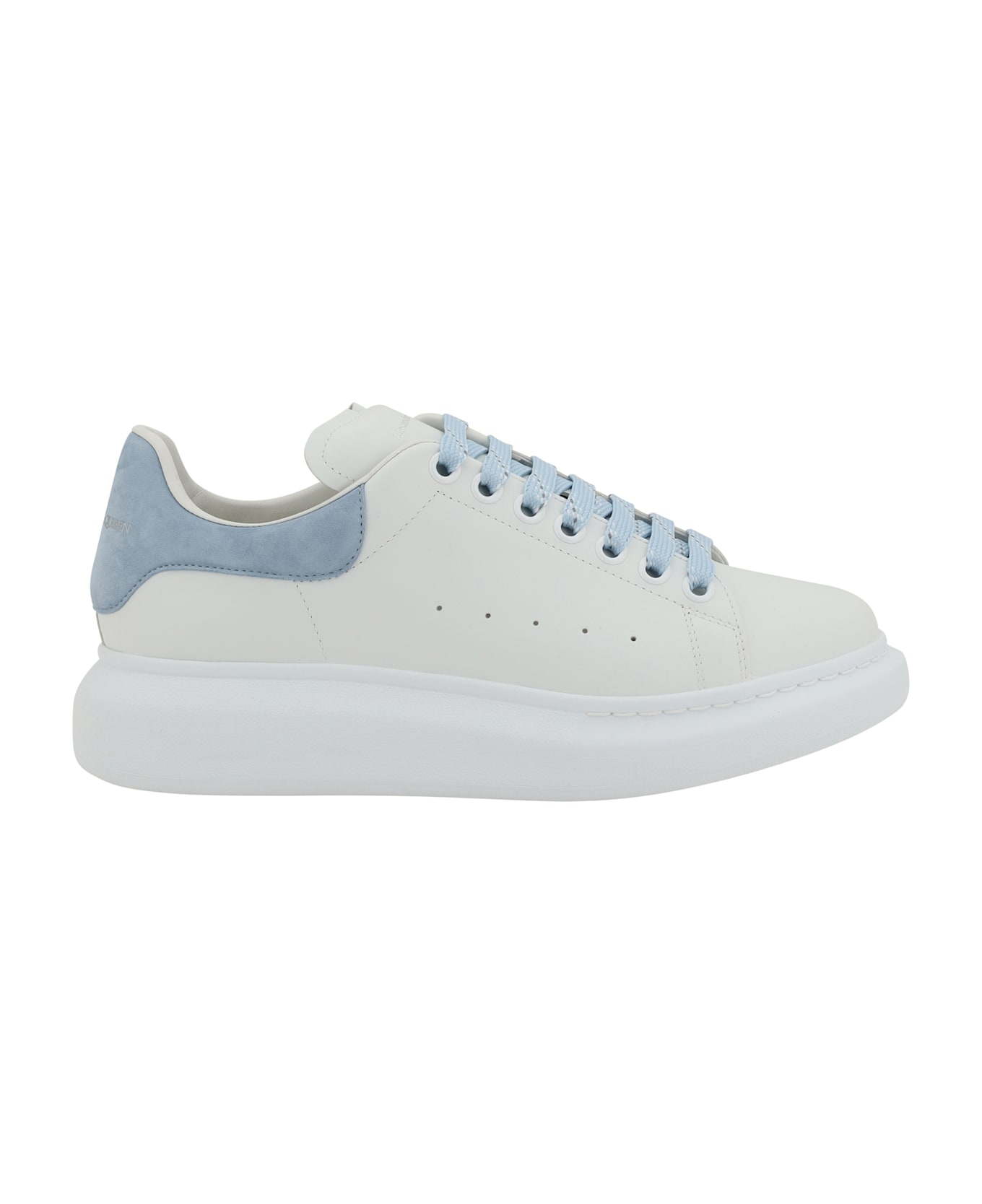 Alexander McQueen Sneaker - White/powder blue
