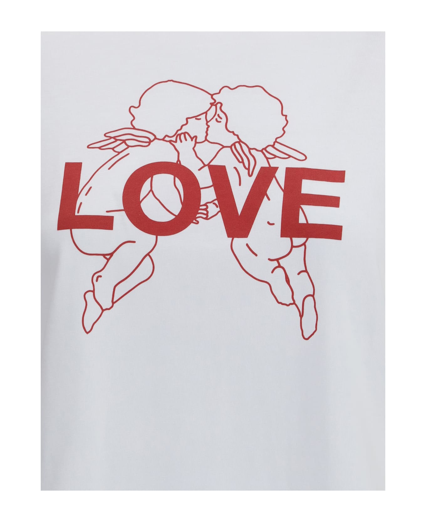 Fiorucci Kissing Angels Love Print Regular T-shirt Tシャツ
