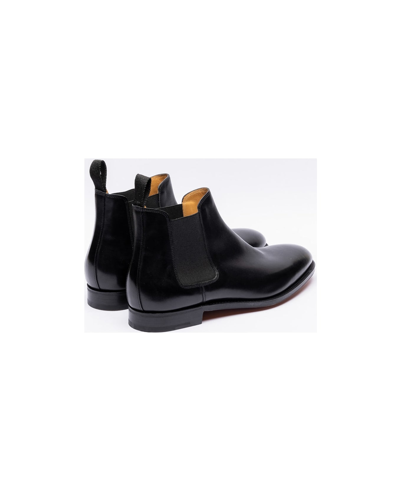 John Lobb Lawry Black Calf Chelsea Boot ブーツ