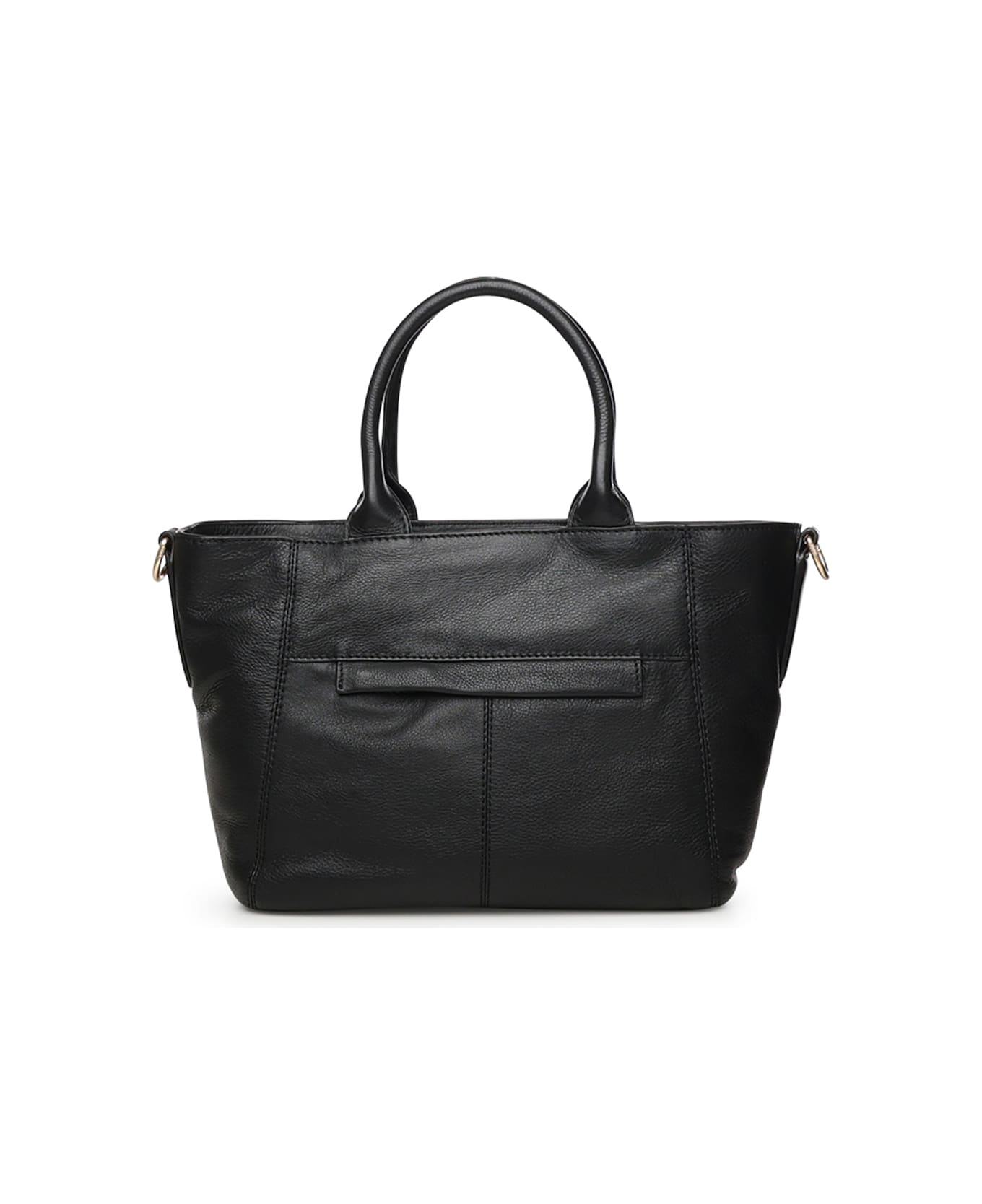 Biasia Leather Handbag - Black