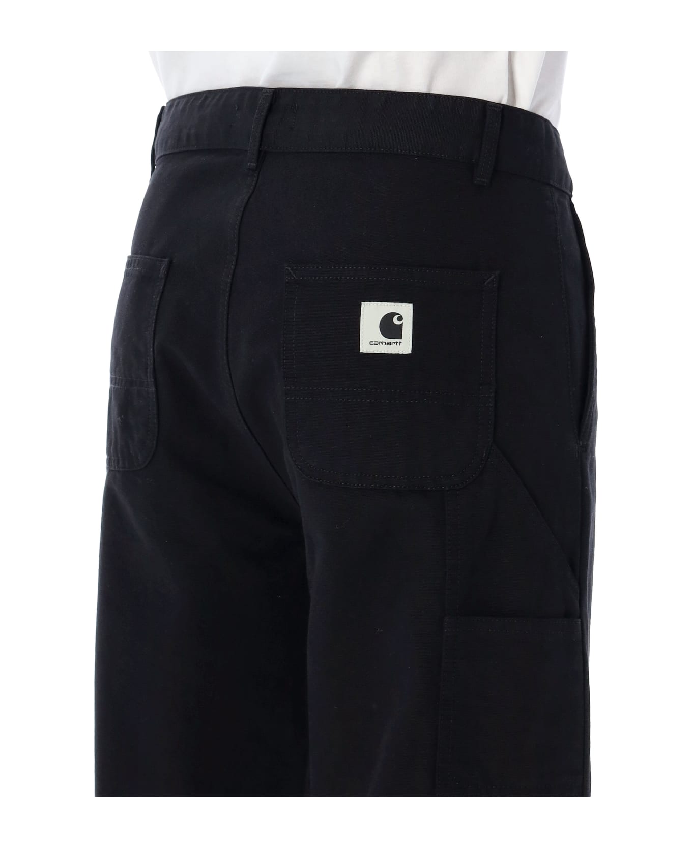 Carhartt W Pierce Straight Pants - BLACK