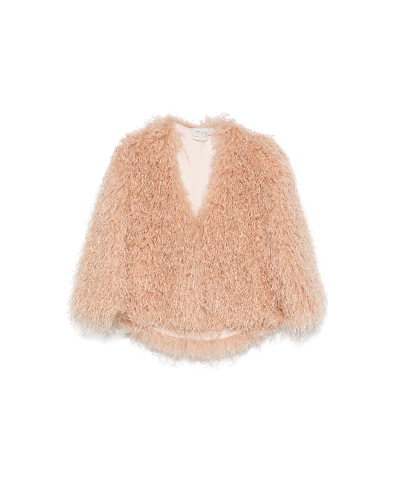 Forte_Forte Faux Fur Jacket - Powder