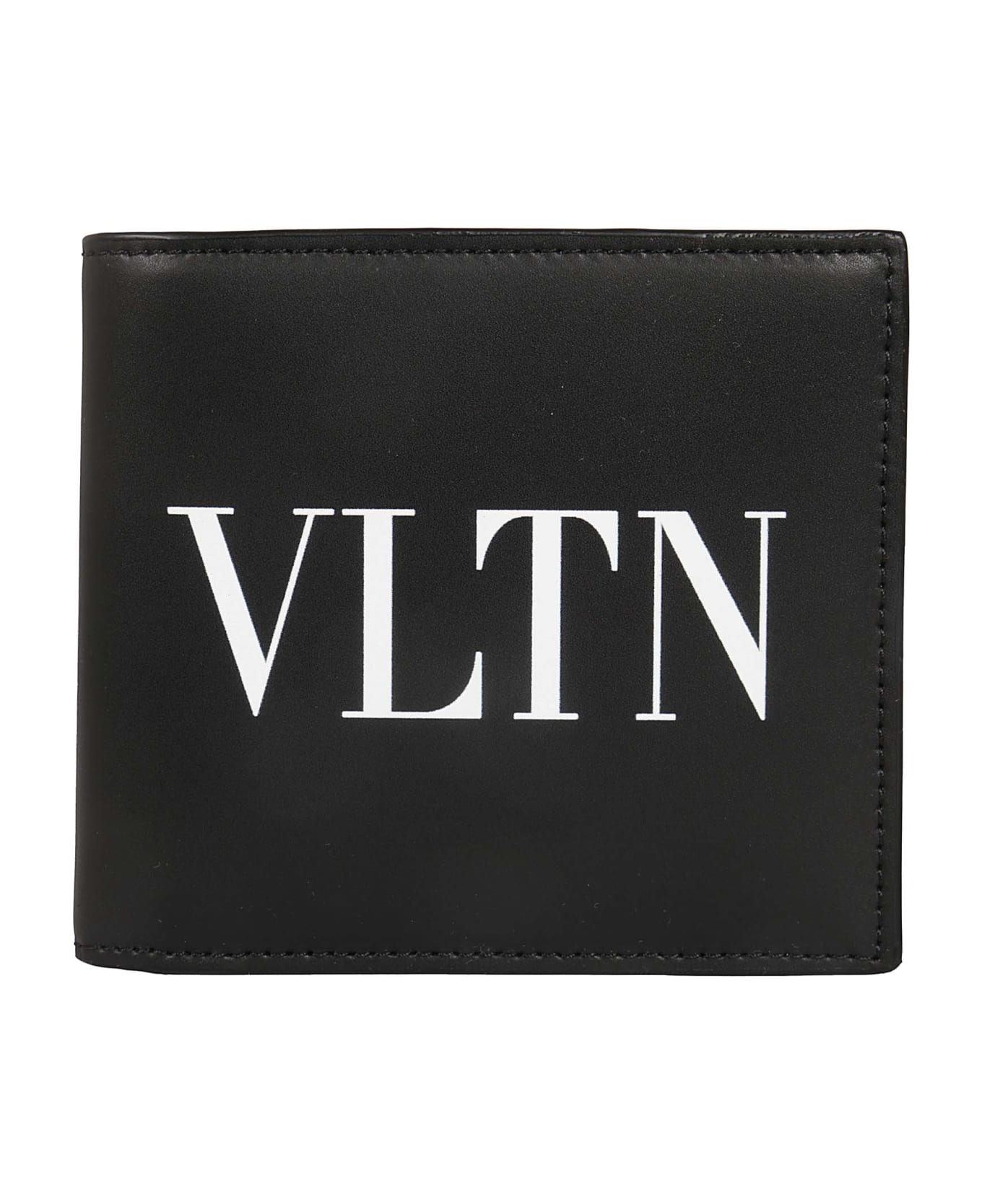 Valentino Garavani Billfold Wallet Only Card Vltn - Ni Nero Bianco 財布
