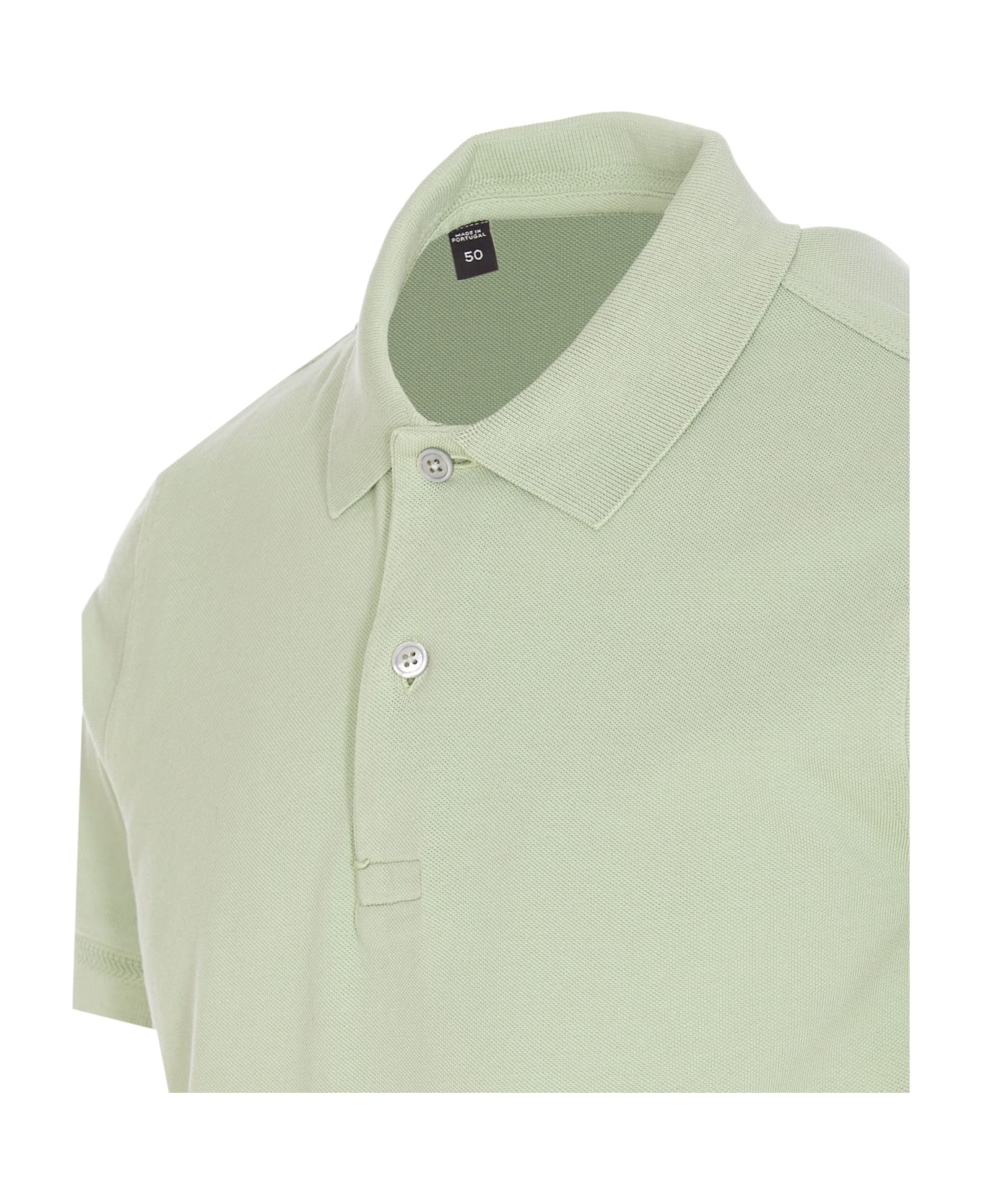 Tom Ford Tennis Piquet Polo Shirt - Green