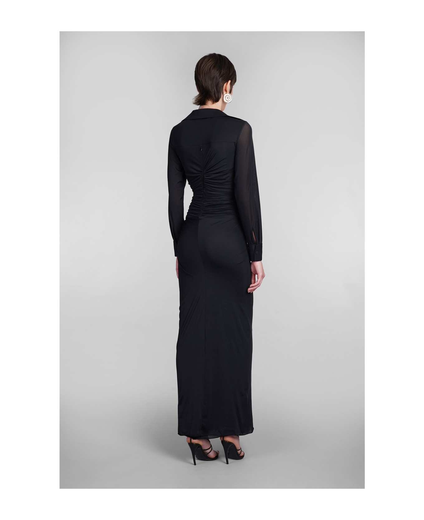 Christopher Esber Dress In Black Polyamide - black