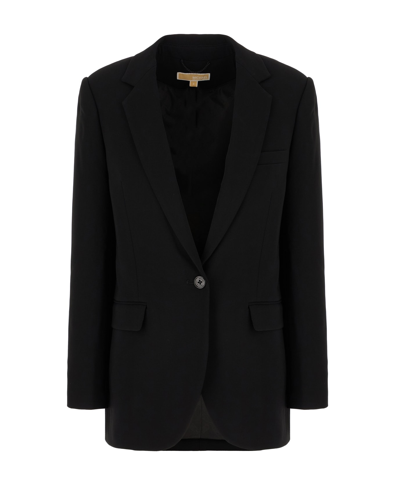 Michael Kors Black Triacetate Blend Blazer - Black