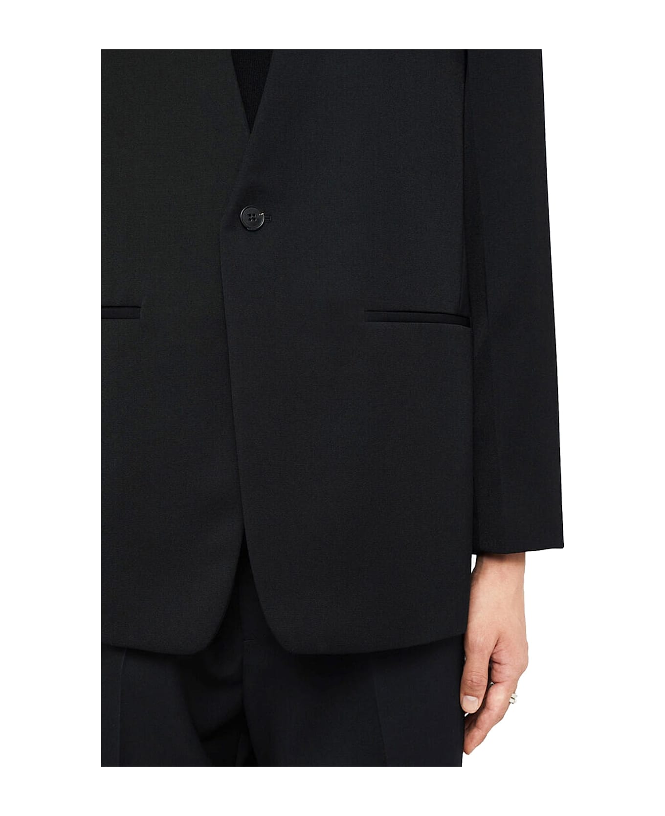 Jil Sander Tailored Wool Jacket - Black