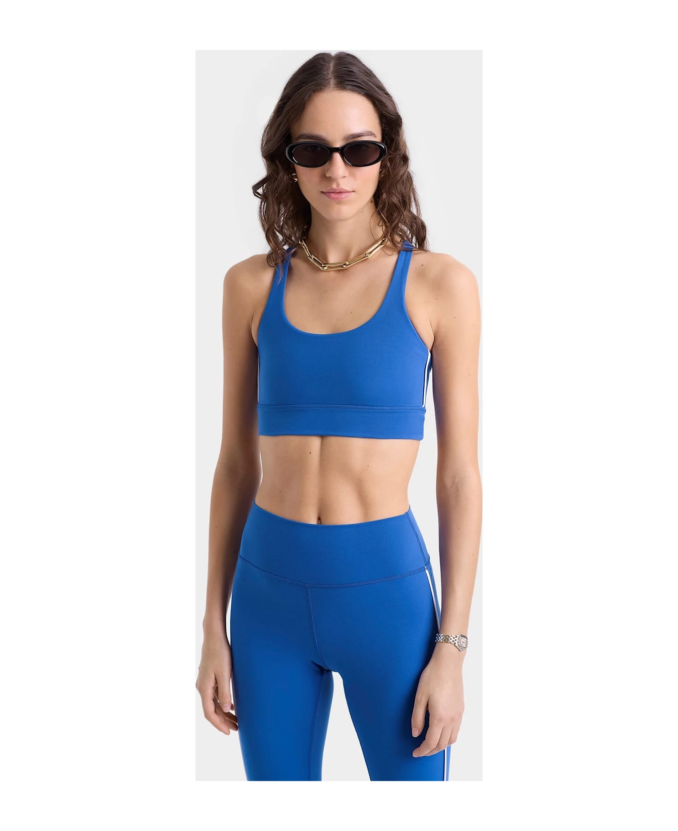 Sporty 
Rich Bold Health Active Bra - Paris Blue