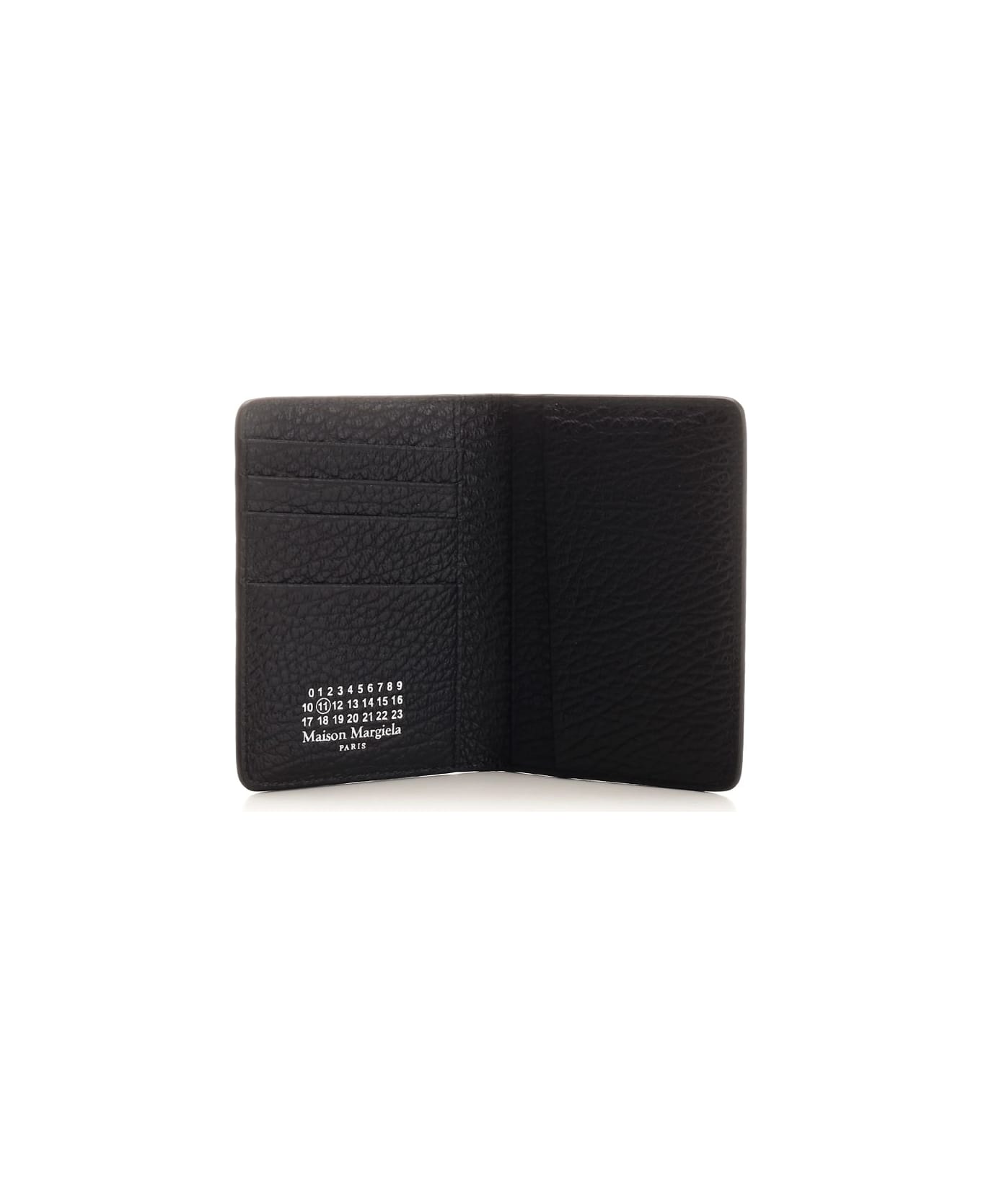 Maison Margiela "four Stitches" Card Holder - Black