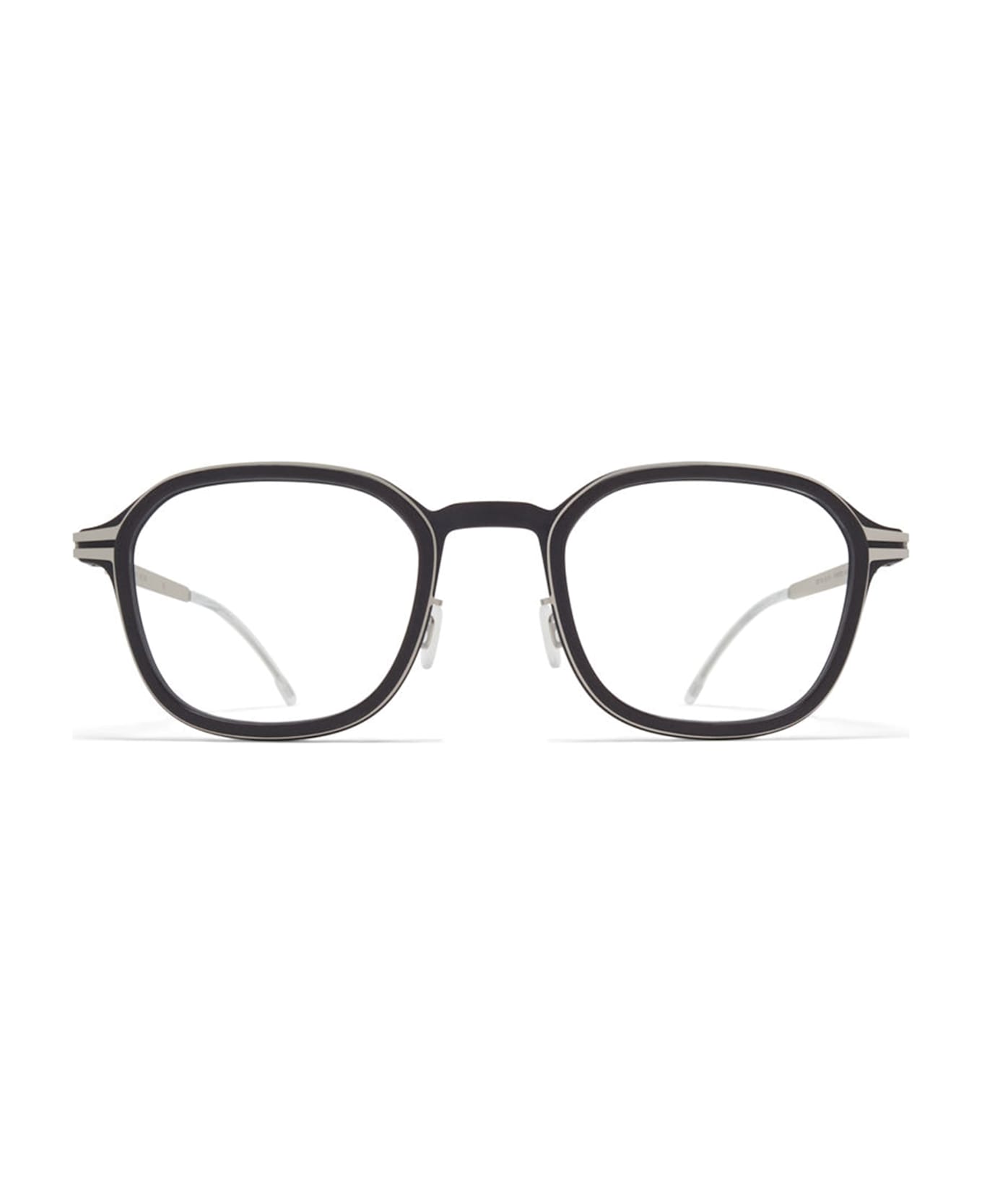 Mykita Fir Mh49 - Black / Matte Silver Rx Glasses - black/silver