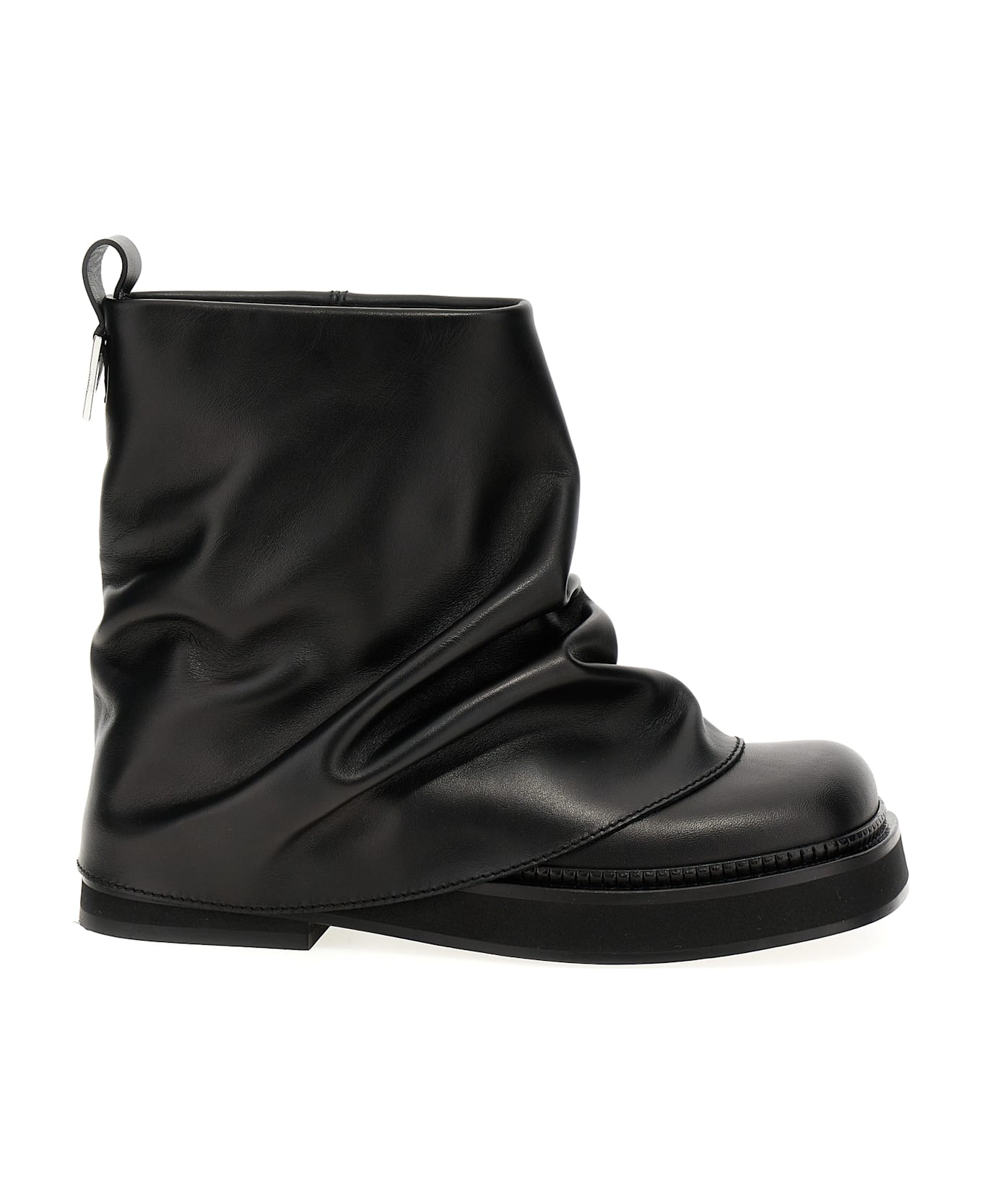 The Attico 'mini Robin Combat' Ankle Boots - Black  
