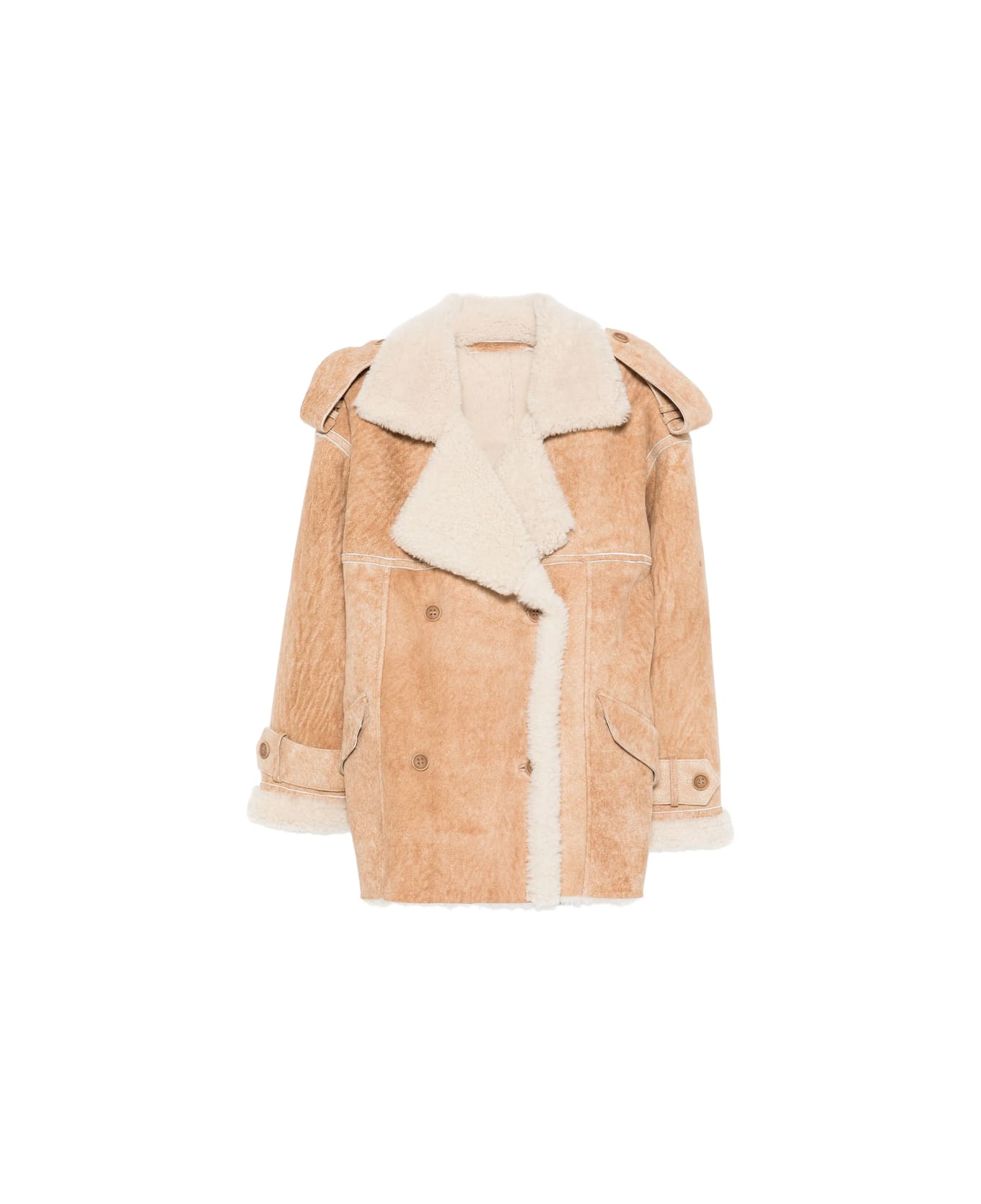 Salvatore Santoro Leather Outerwear - NEUTRALS