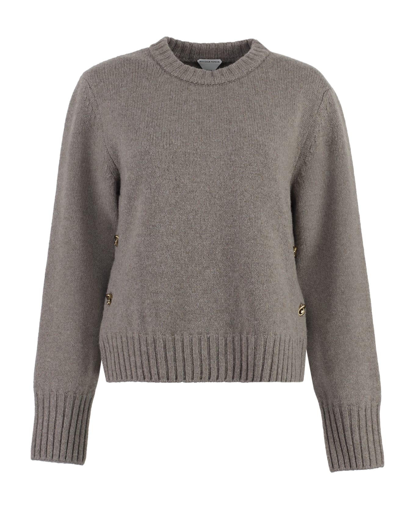Bottega Veneta Crew-neck Wool Sweater - taupe ニットウェア