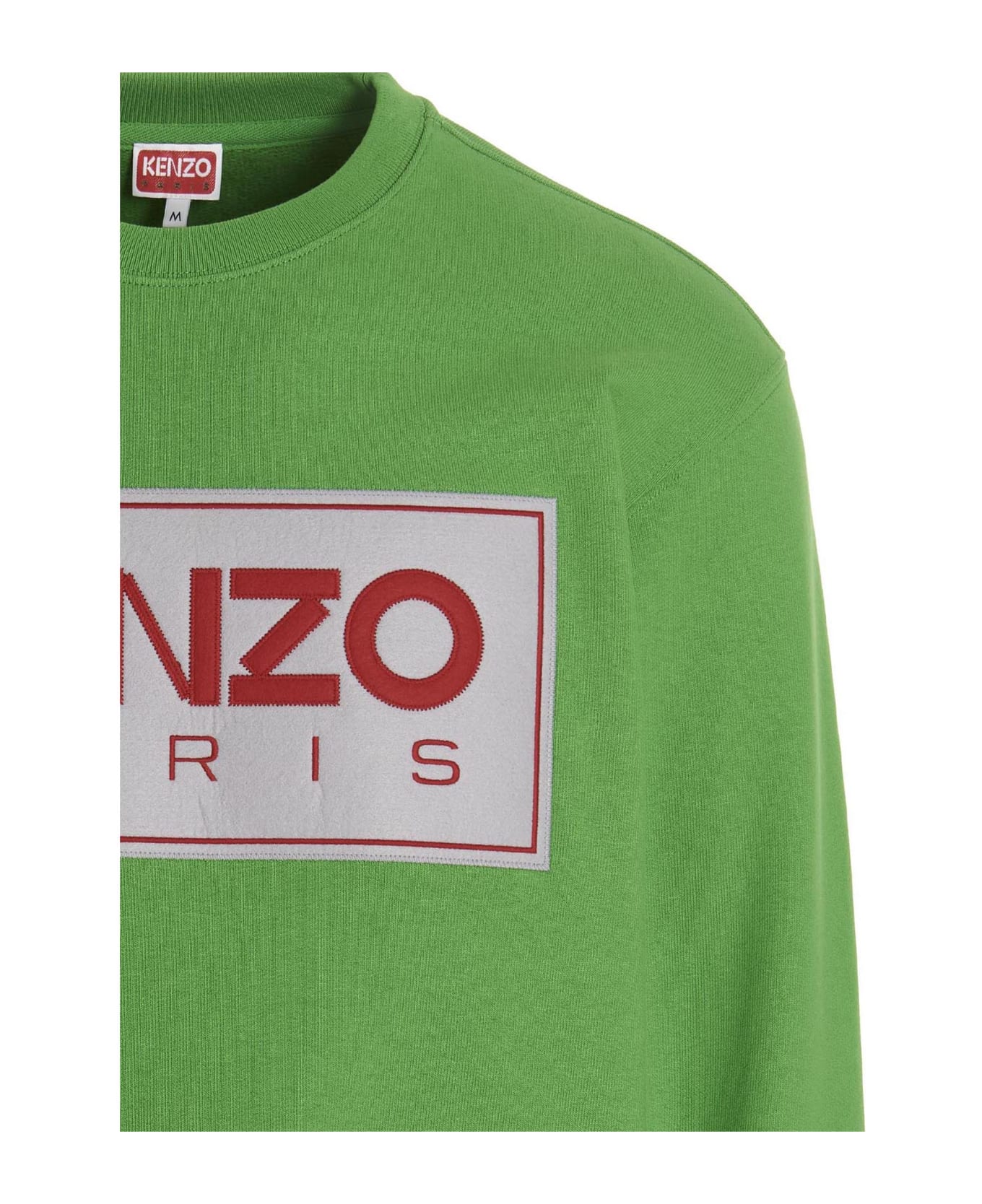 Kenzo 'box Logo' Sweatshirt - Green