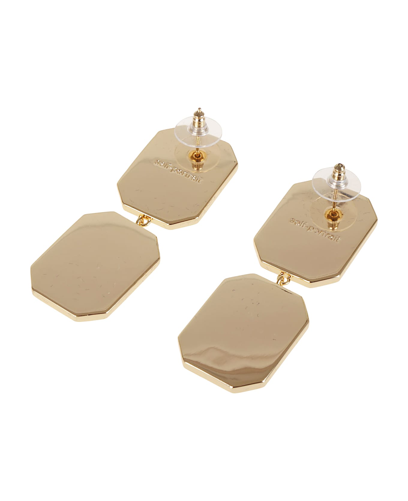 self-portrait Earrings - Gold