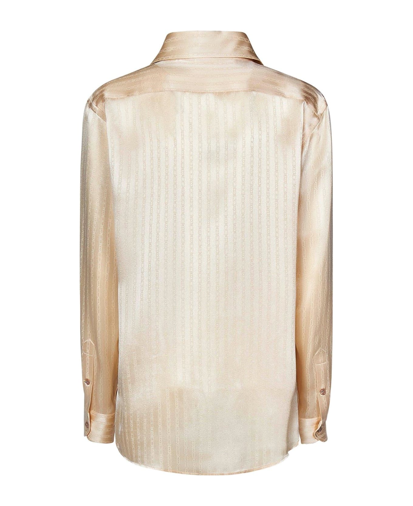 Tom Ford Whitney Striped Fluid Shirt - Beige