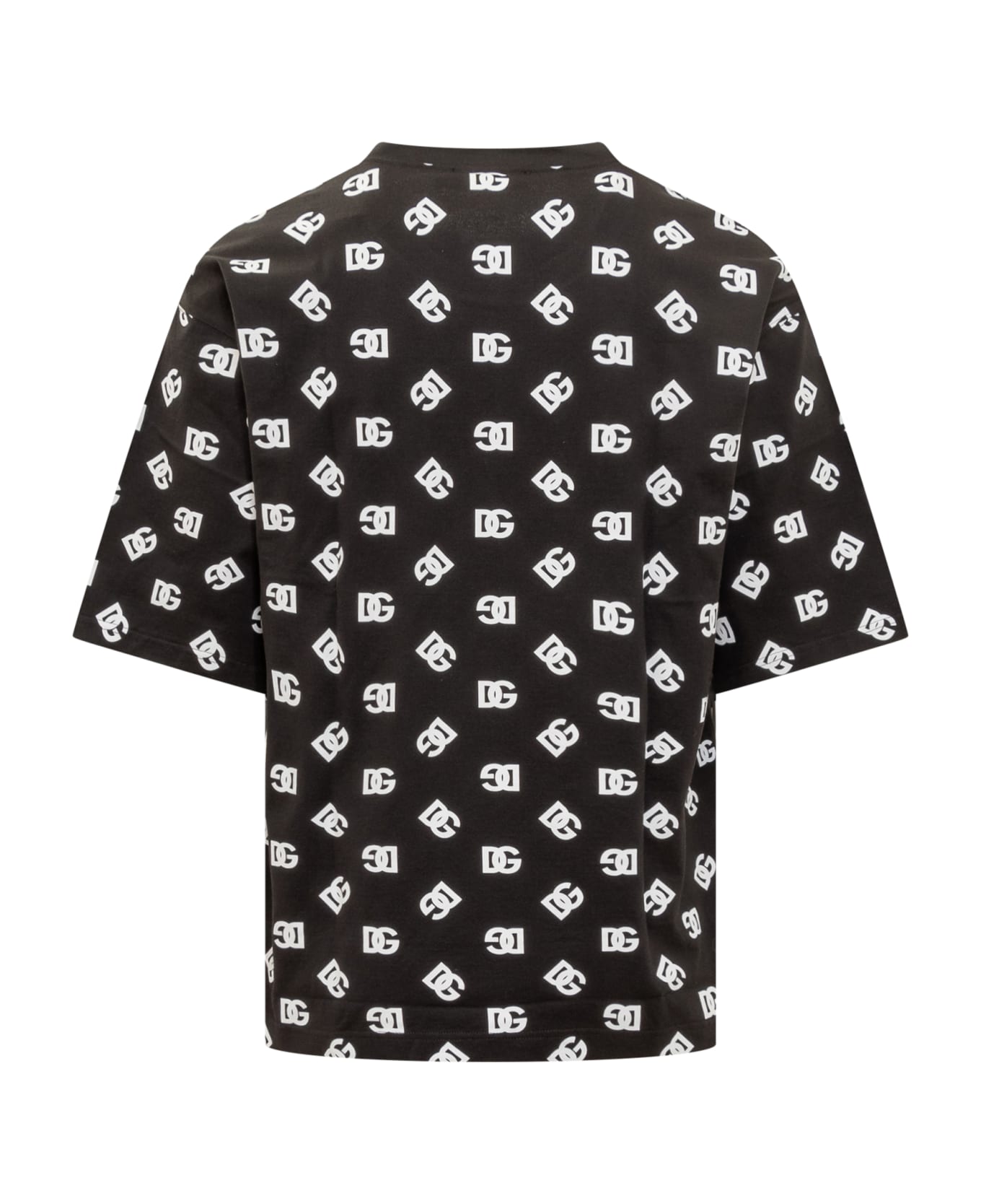 Dolce & Gabbana Dg Monogram T-shirt - NERO