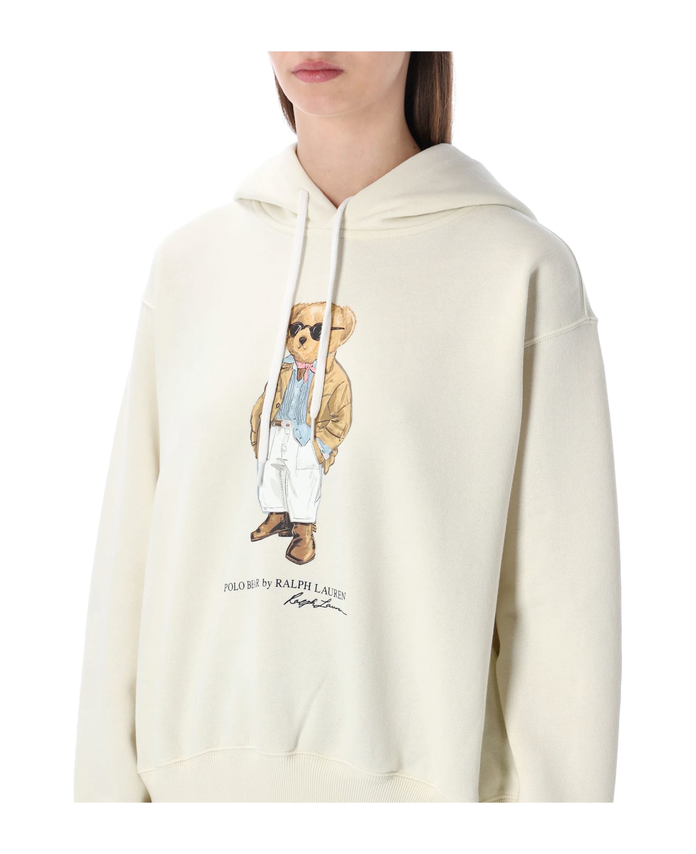 Polo Ralph Lauren Polo Bear Fleece Hoodie - PARCHEMENT CREAM