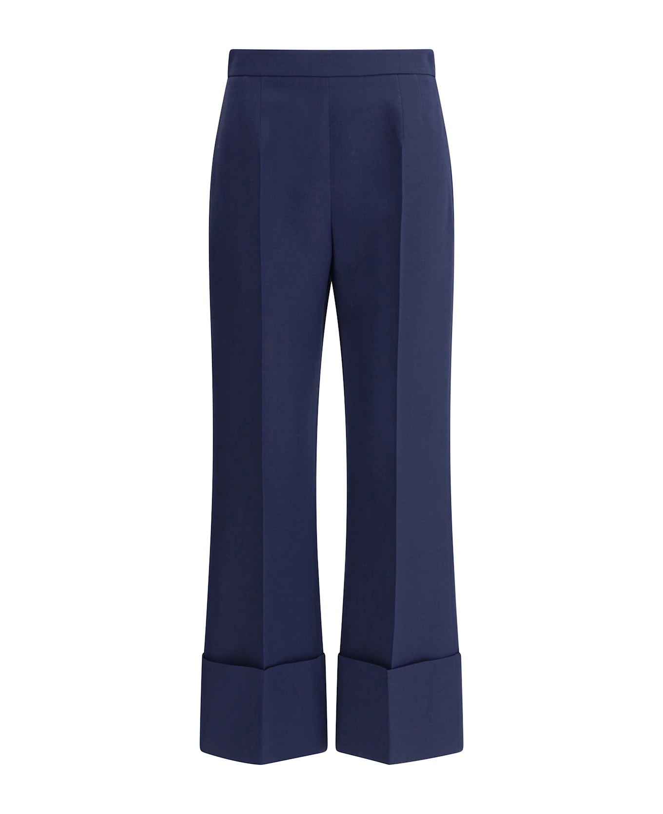Valentino Garavani Virgin Wool Pants - Blue