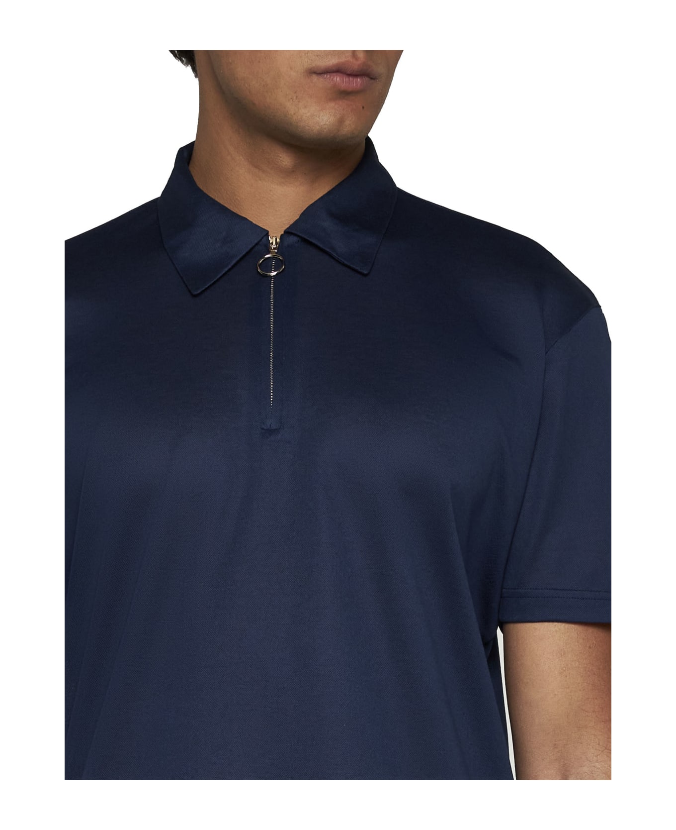 Low Brand Polo Shirt - Dark navy ポロシャツ