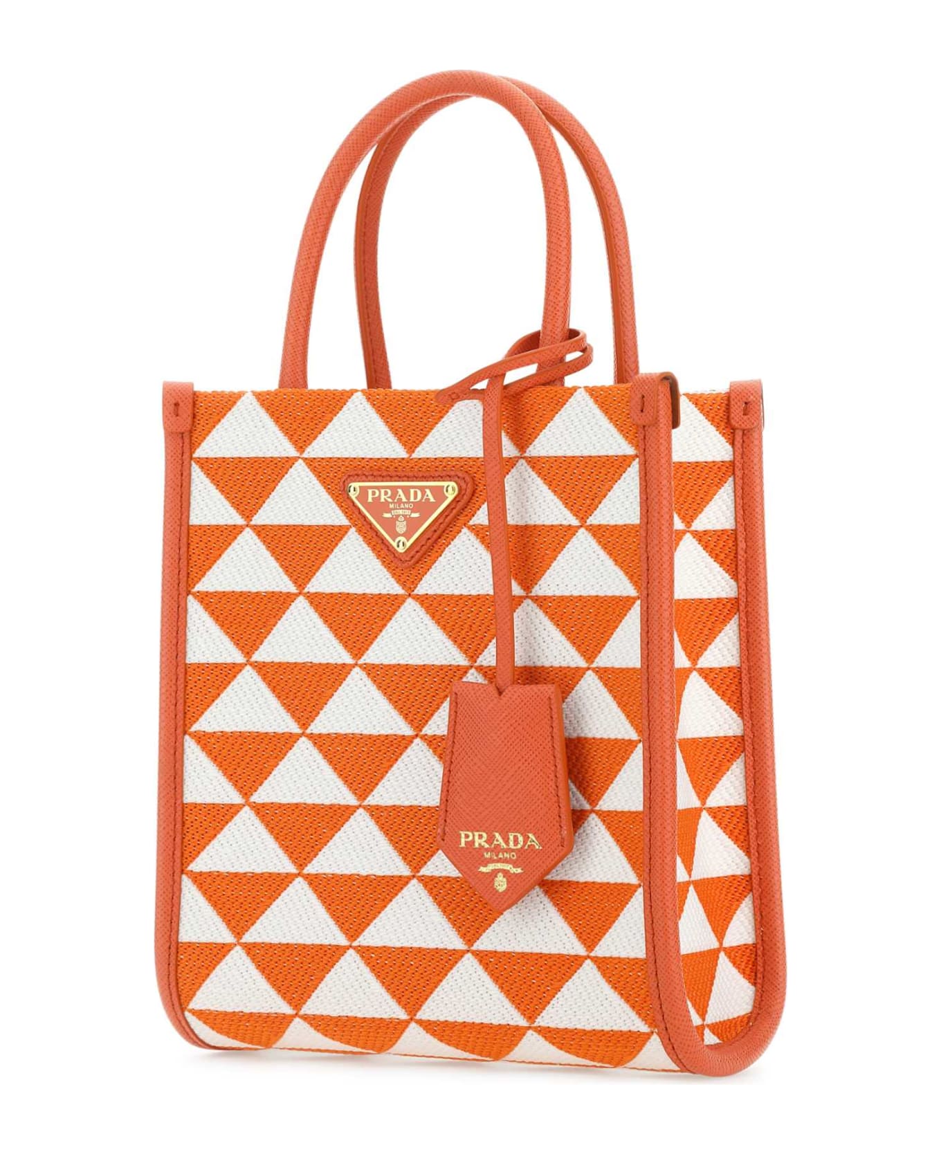 Prada Embroidered Fabric Micro Symbole Handbag - Multicolor トートバッグ