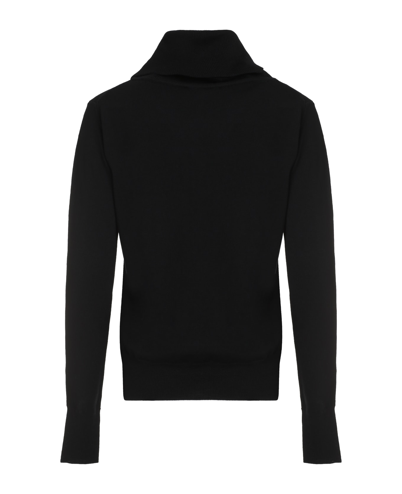 Vivienne Westwood Giulia Virgin-wool Turtleneck Sweater - BLACK