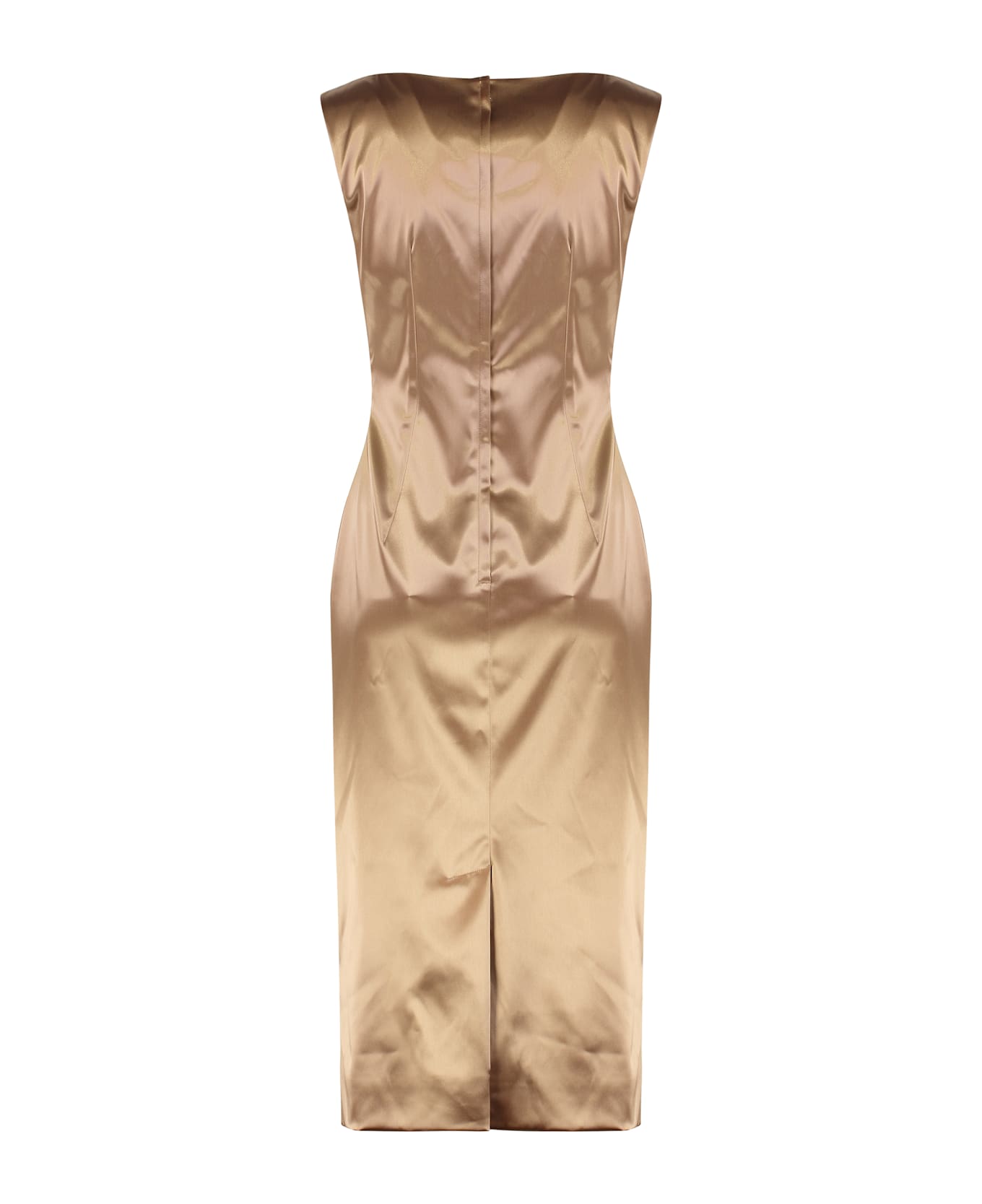 Dolce 
Gabbana "stretch Satin Long Dress" - Bronze