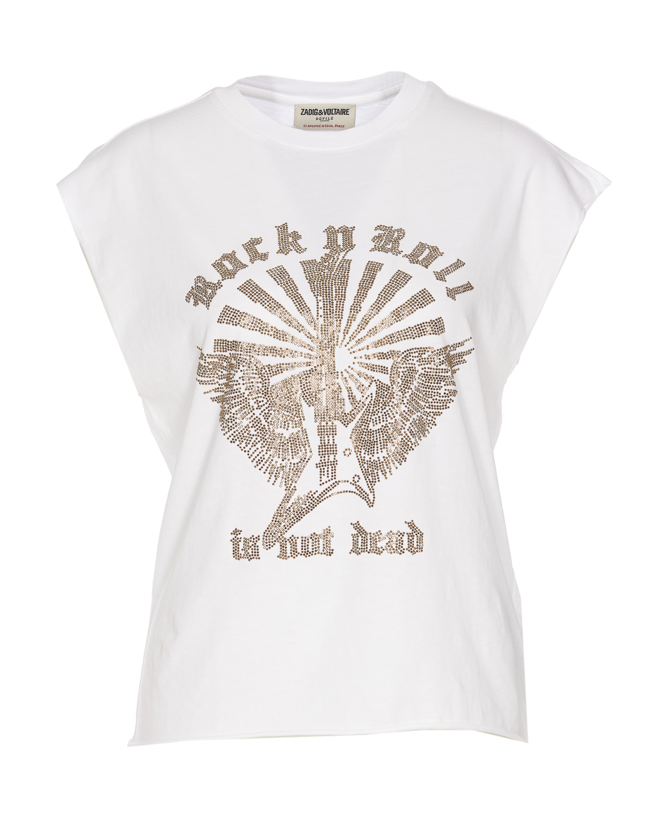 Zadig & Voltaire Cloe Guitar Wings T-shirt - White