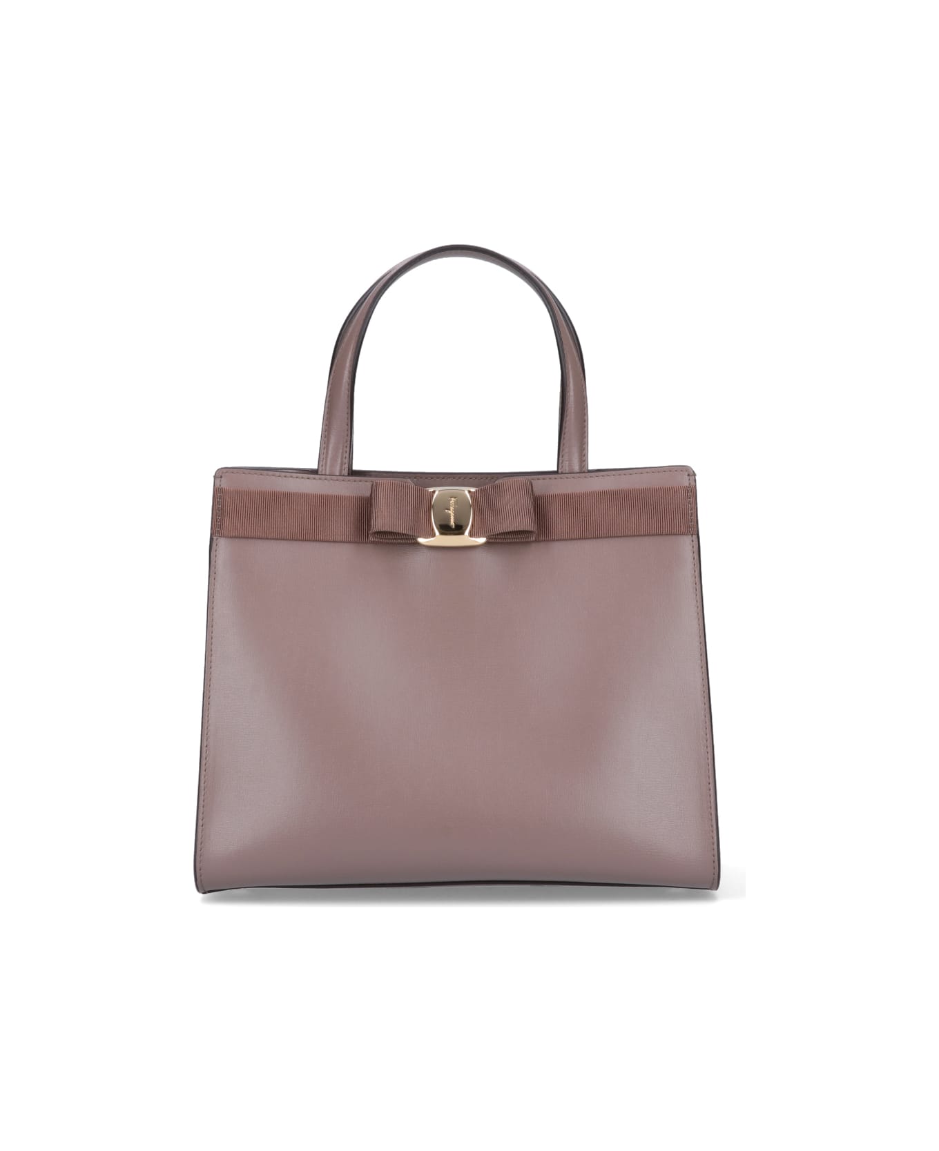 Ferragamo 
vara
 Bow Tote Bag - Dark